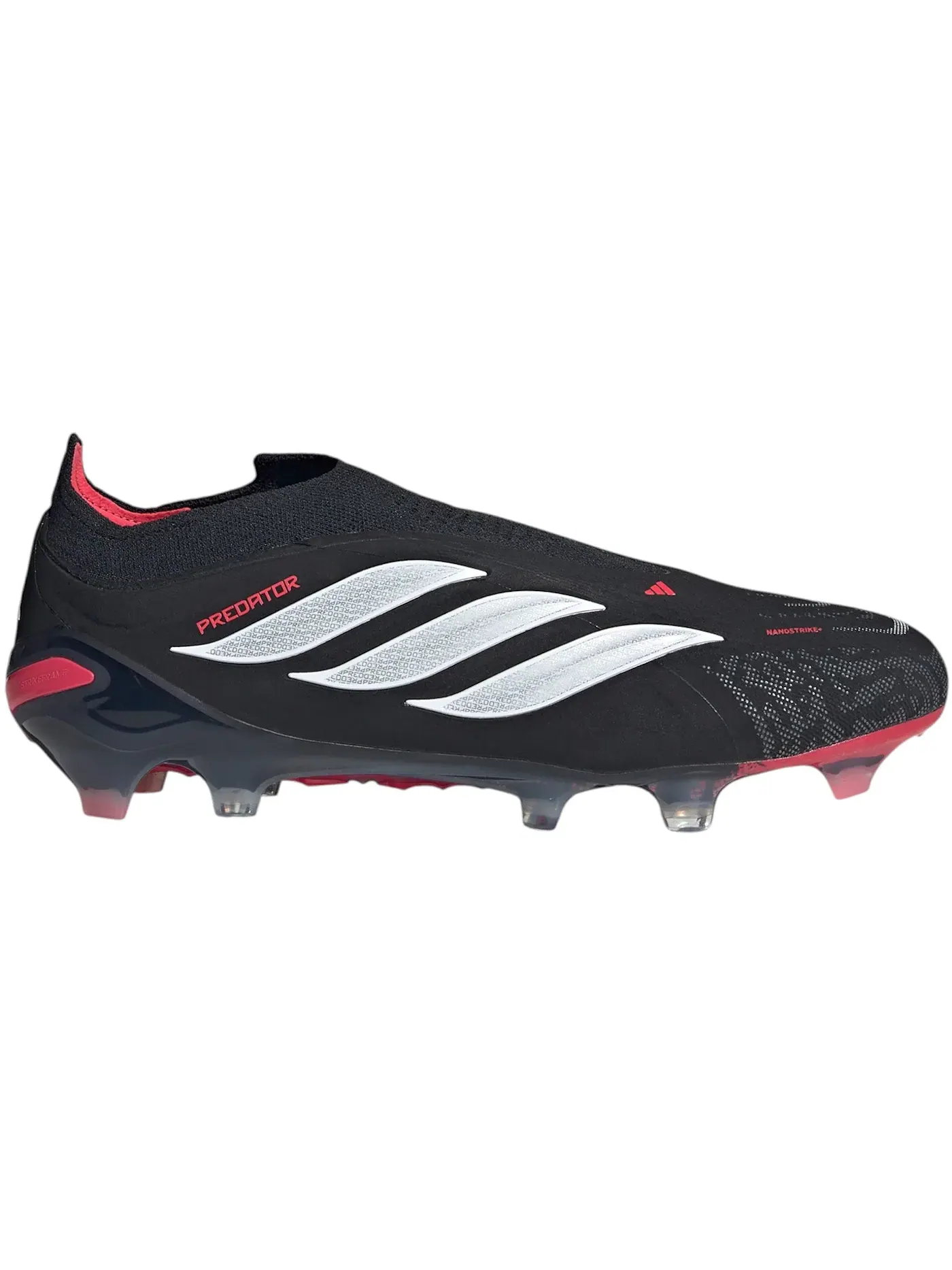 Мужские бутсы без шнуровки Adidas Predator Elite Laceless FG Adidas — изображение 1 из 1, черный/белый/красный