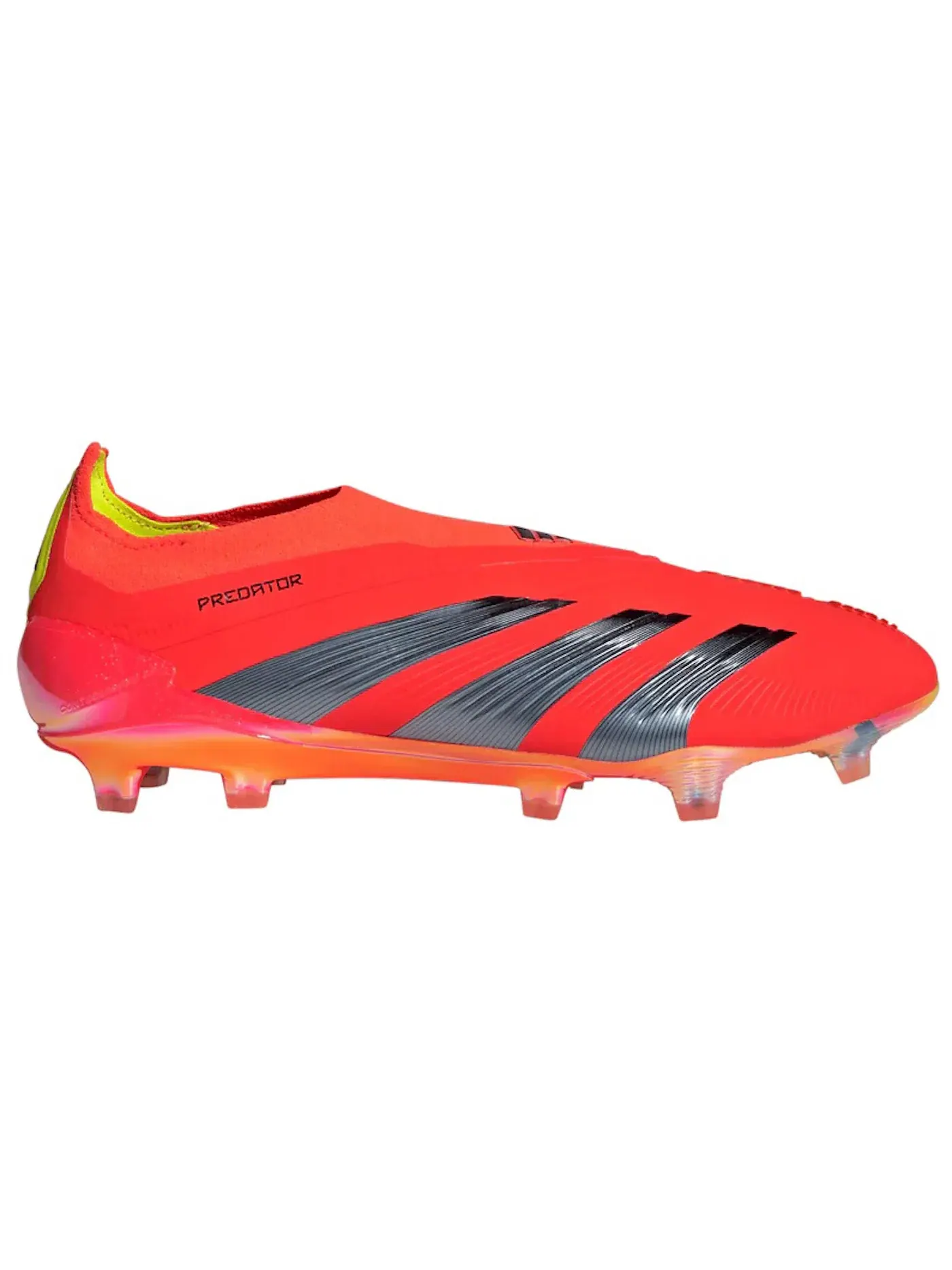 Мужские бутсы без шнуровки Predator Elite Adidas — изображение 1 из 1, красный черный желтый