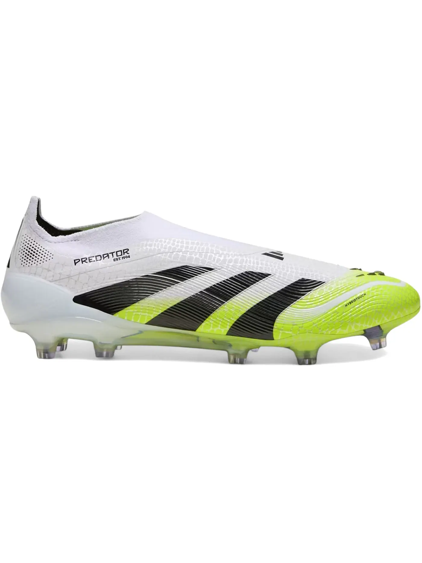 Мужские бутсы без шнуровки Predator Elite Laceless Adidas — изображение 1 из 1, белый/черный