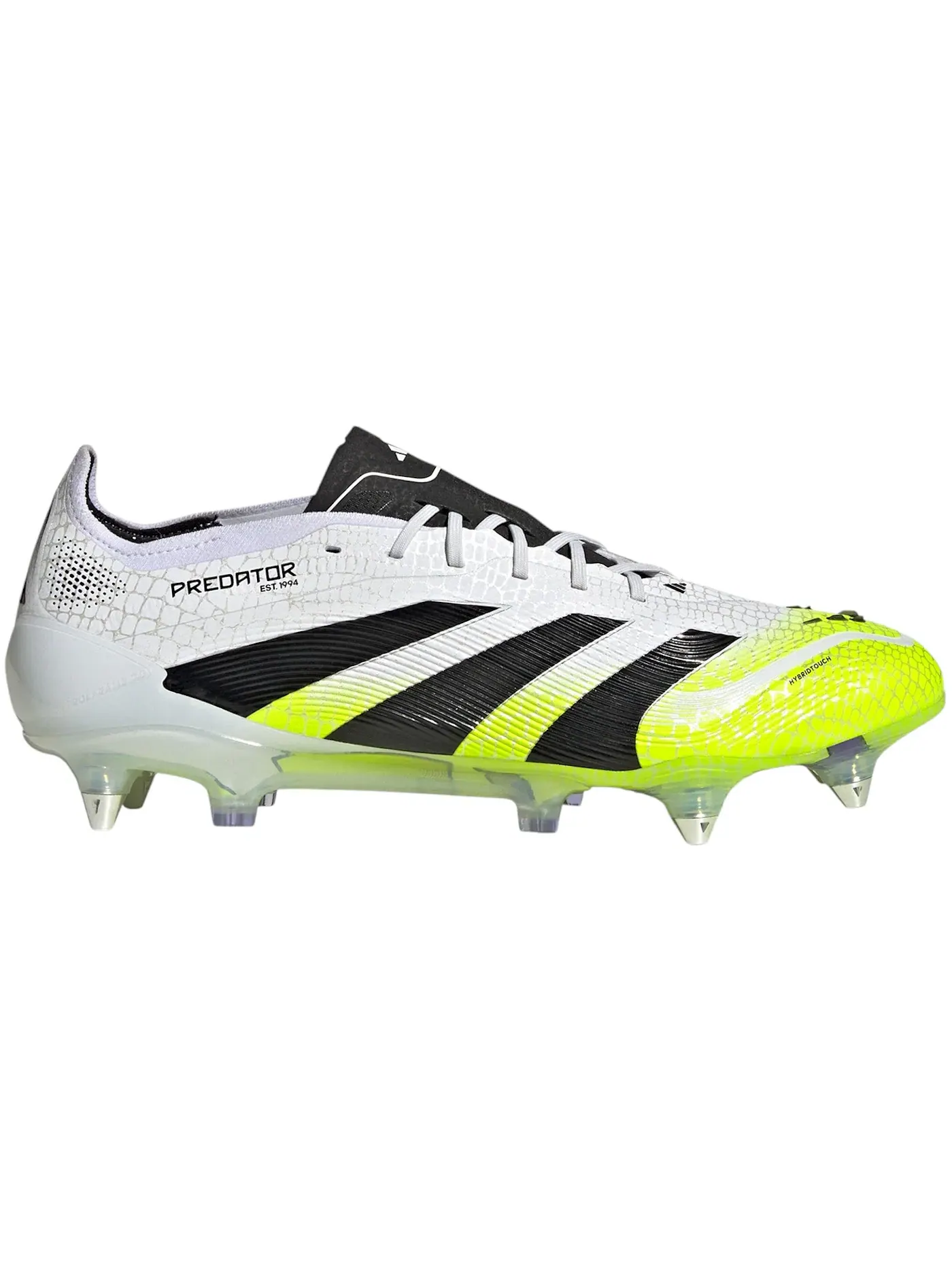 Мужские бутсы с шипами Adidas Predator Elite SG — изображение 1 из 1, белый/черный