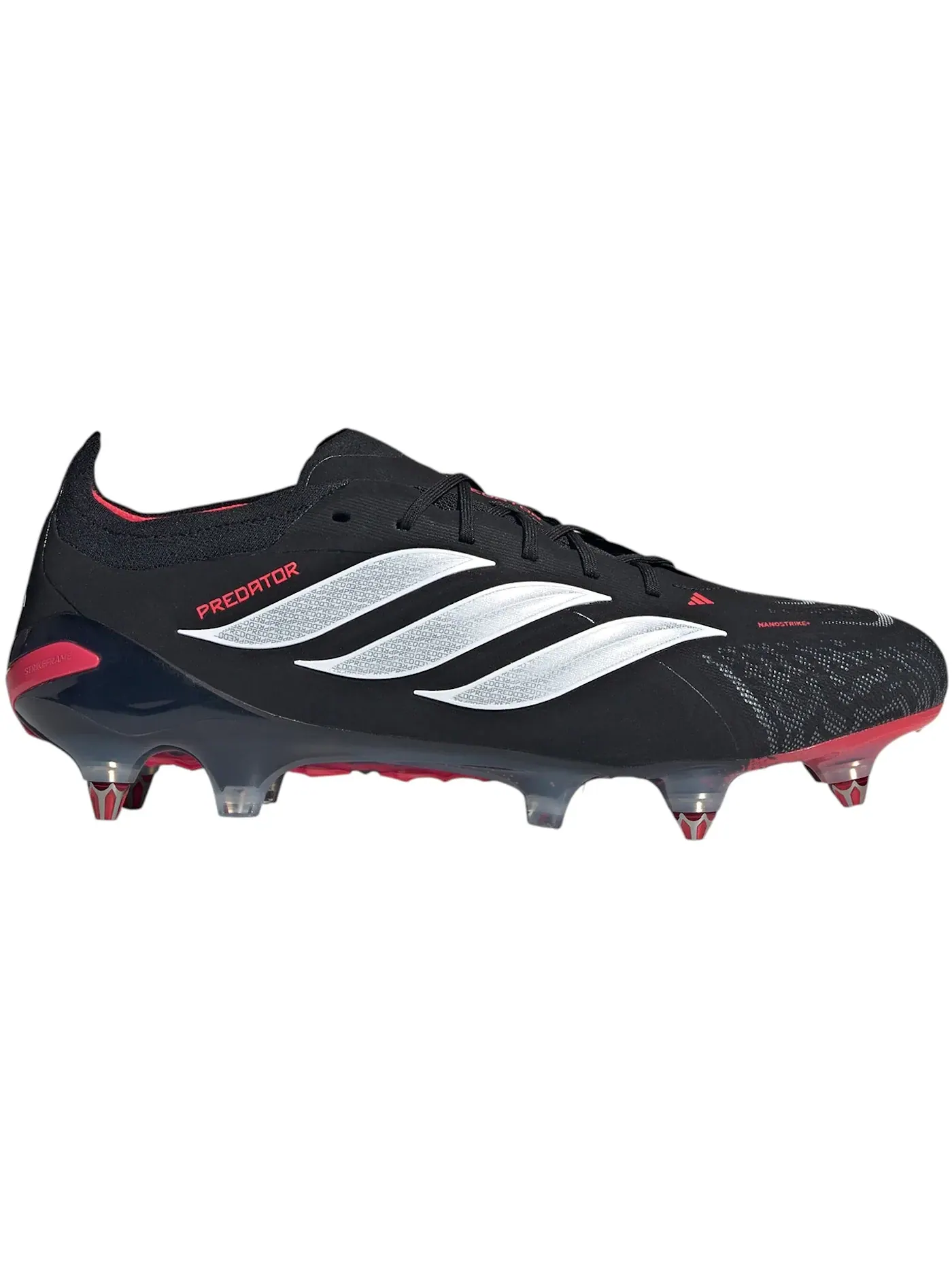 Мужские бутсы с шипами Predator Elite SG Adidas — изображение 1 из 1, черный белый красный