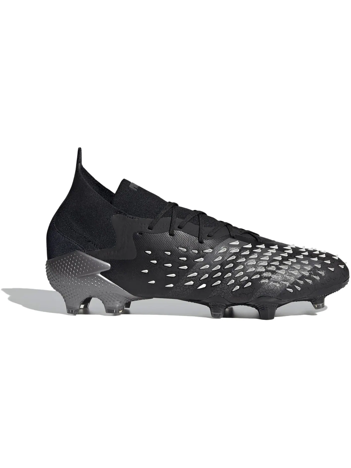 Мужские бутсы Predator Freak 1 FG Adidas — изображение 1 из 1, черный/серый/белый