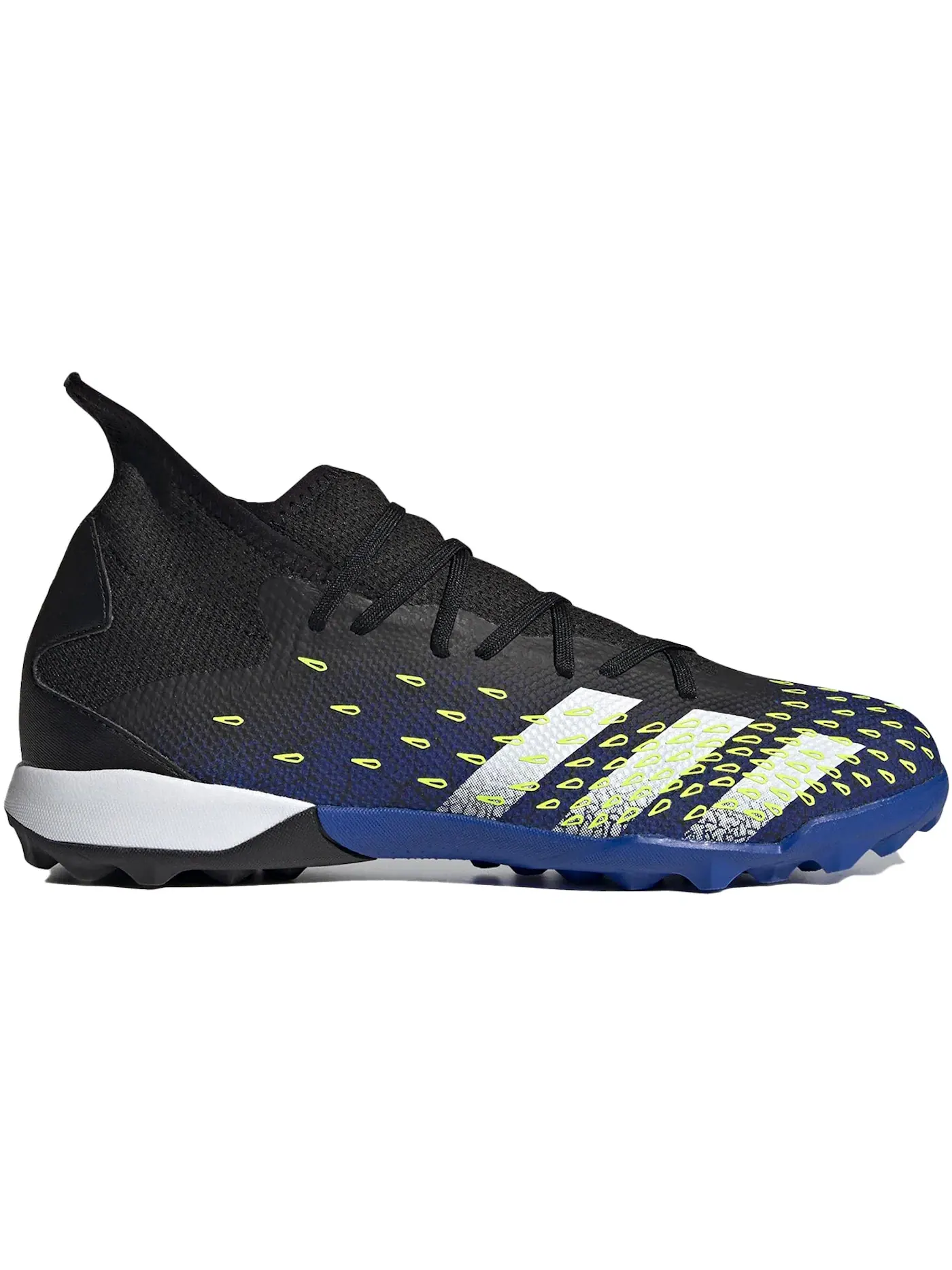 Мужские бутсы с принтом Adidas Predator Freak 3 TF — изображение 1 из 1, черный белый желтый