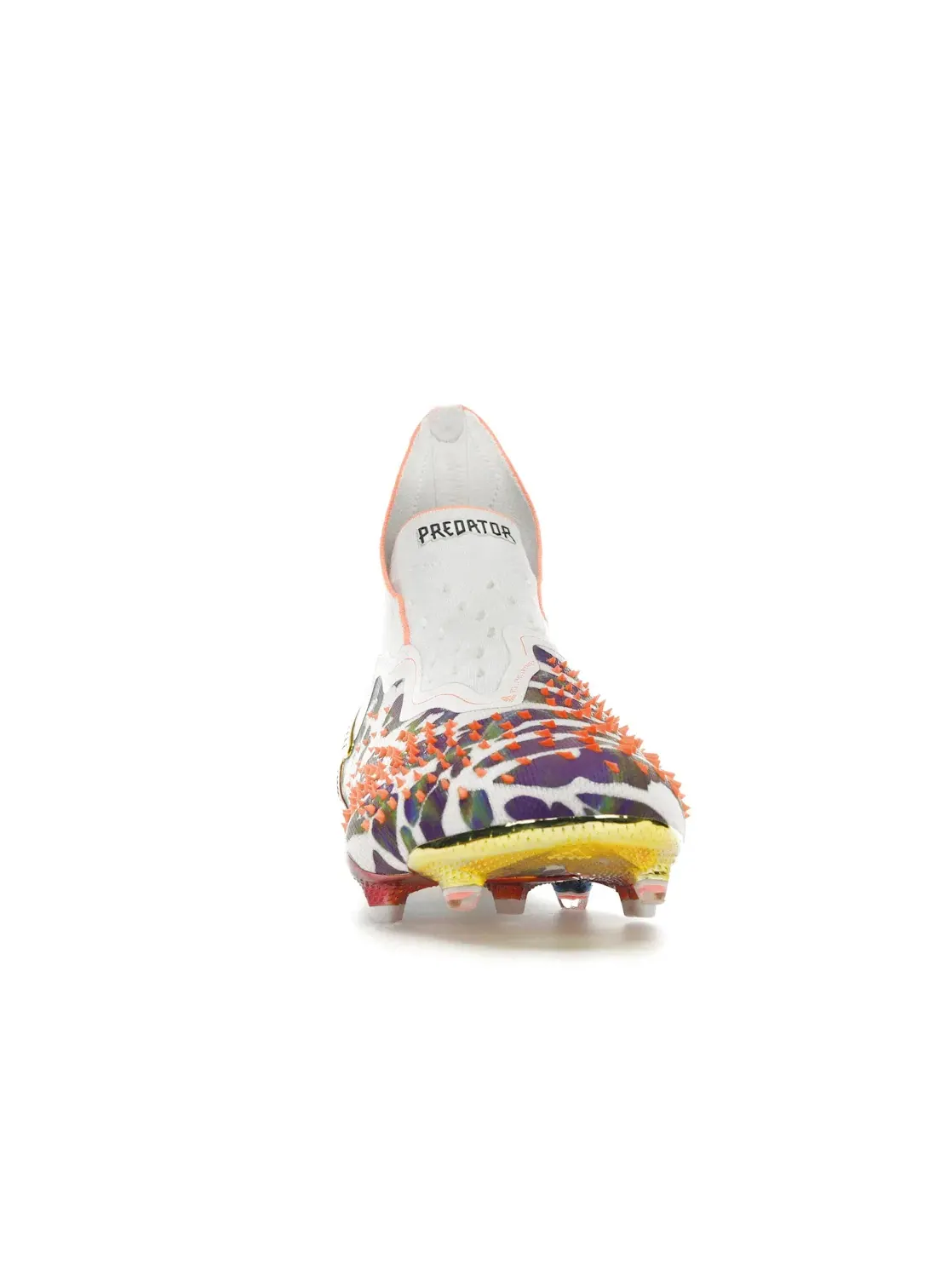 Мужские бутсы с длинным рукавом Adidas Predator Freak+ FG — изображение 2 из 4, белый белый оранжевый