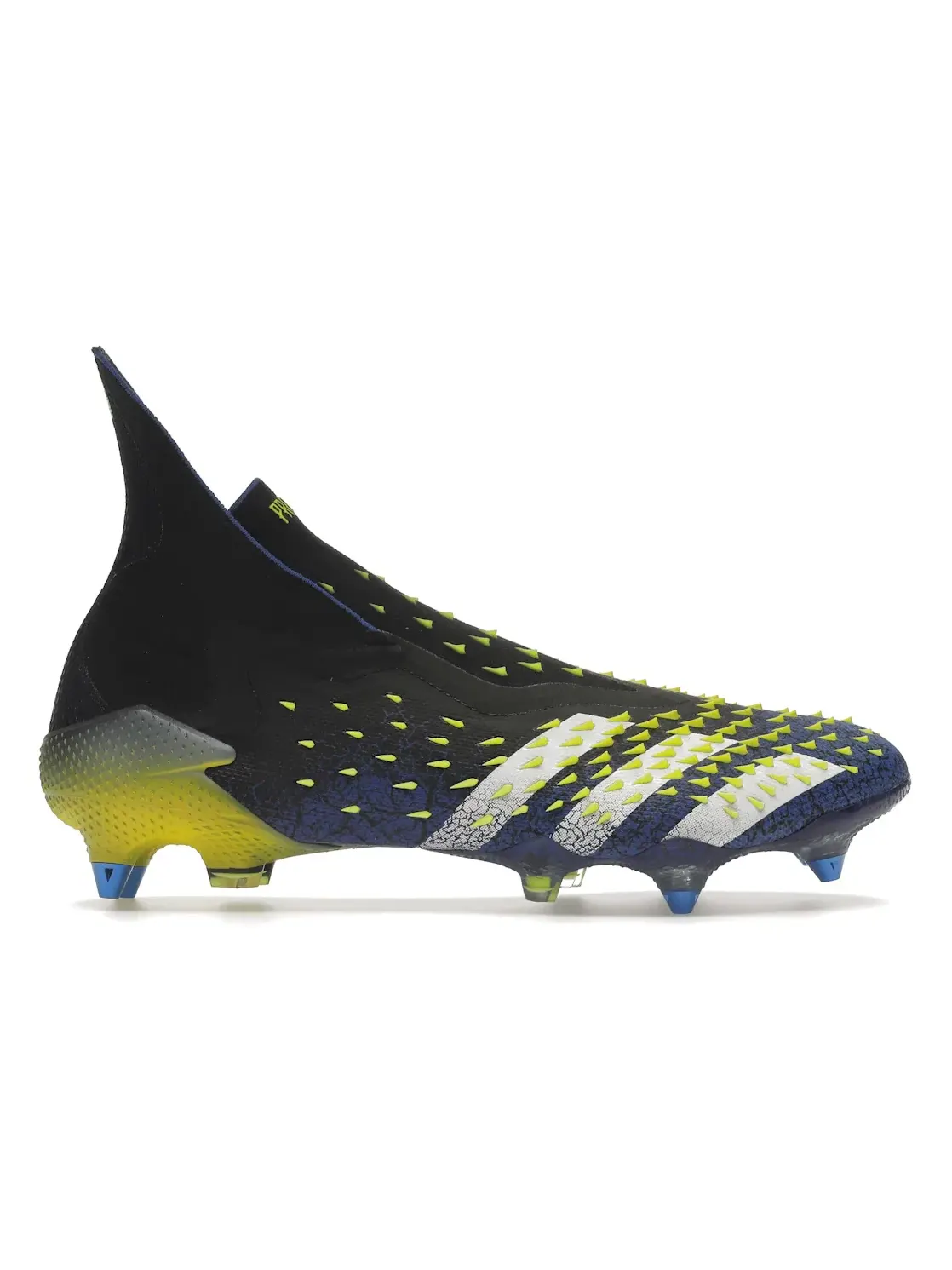 Мужские бутсы с высоким верхом Adidas Predator Freak+ SG — изображение 1 из 4, черный/белый/желтый