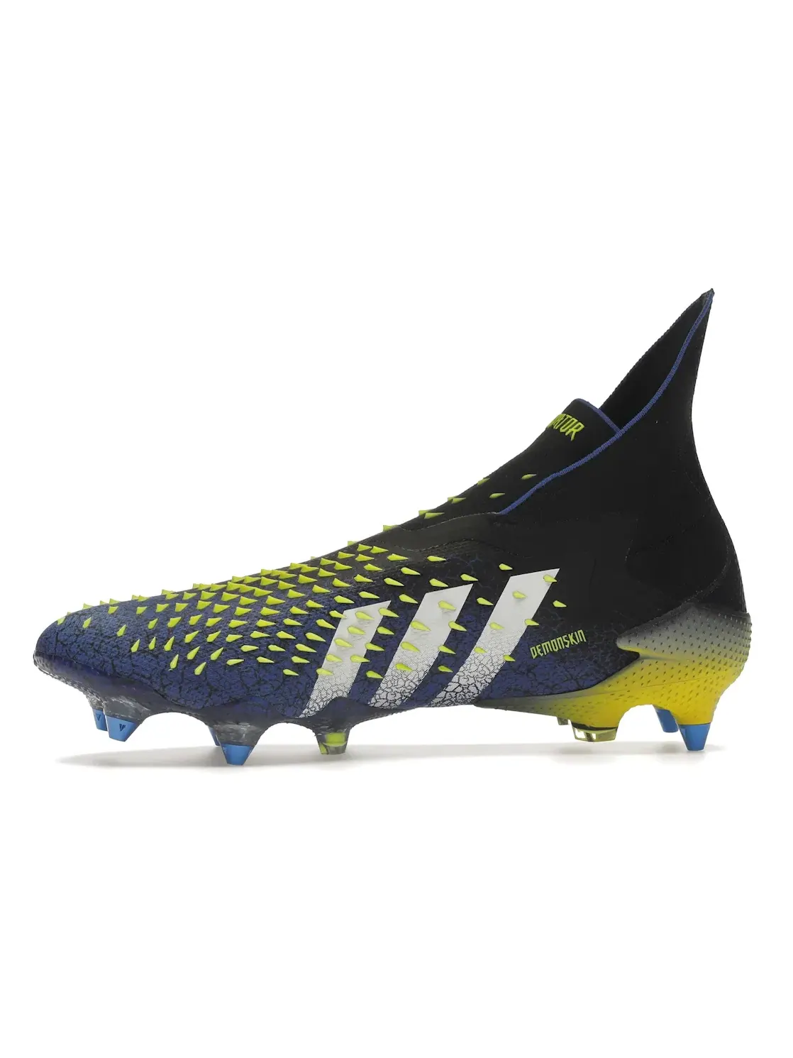 Мужские бутсы с высоким верхом Adidas Predator Freak+ SG — изображение 3 из 4, черный/белый/желтый