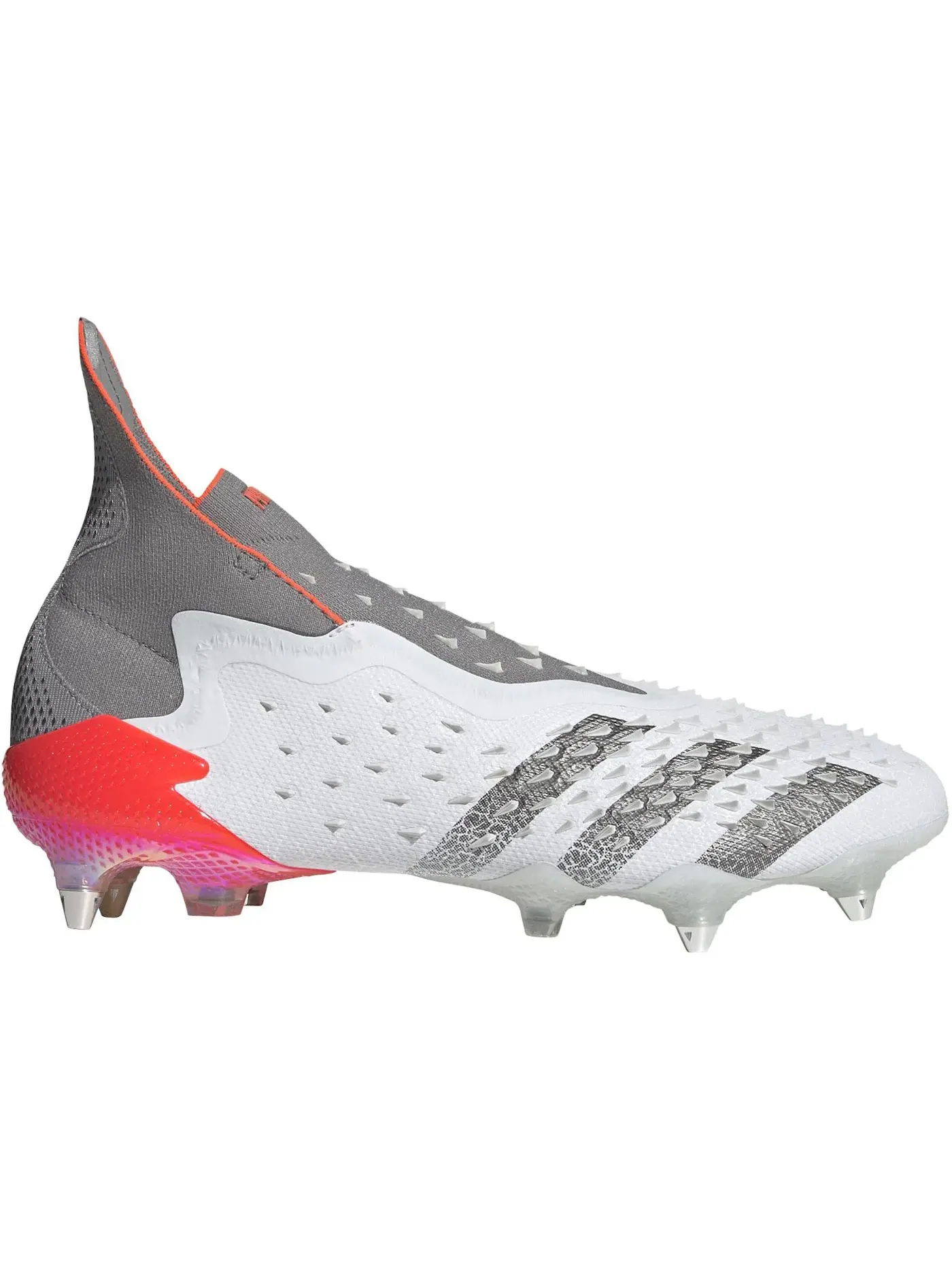 Мужские бутсы с шипами Predator Freak+ SG Adidas — изображение 1 из 2, белый/металлик/красный