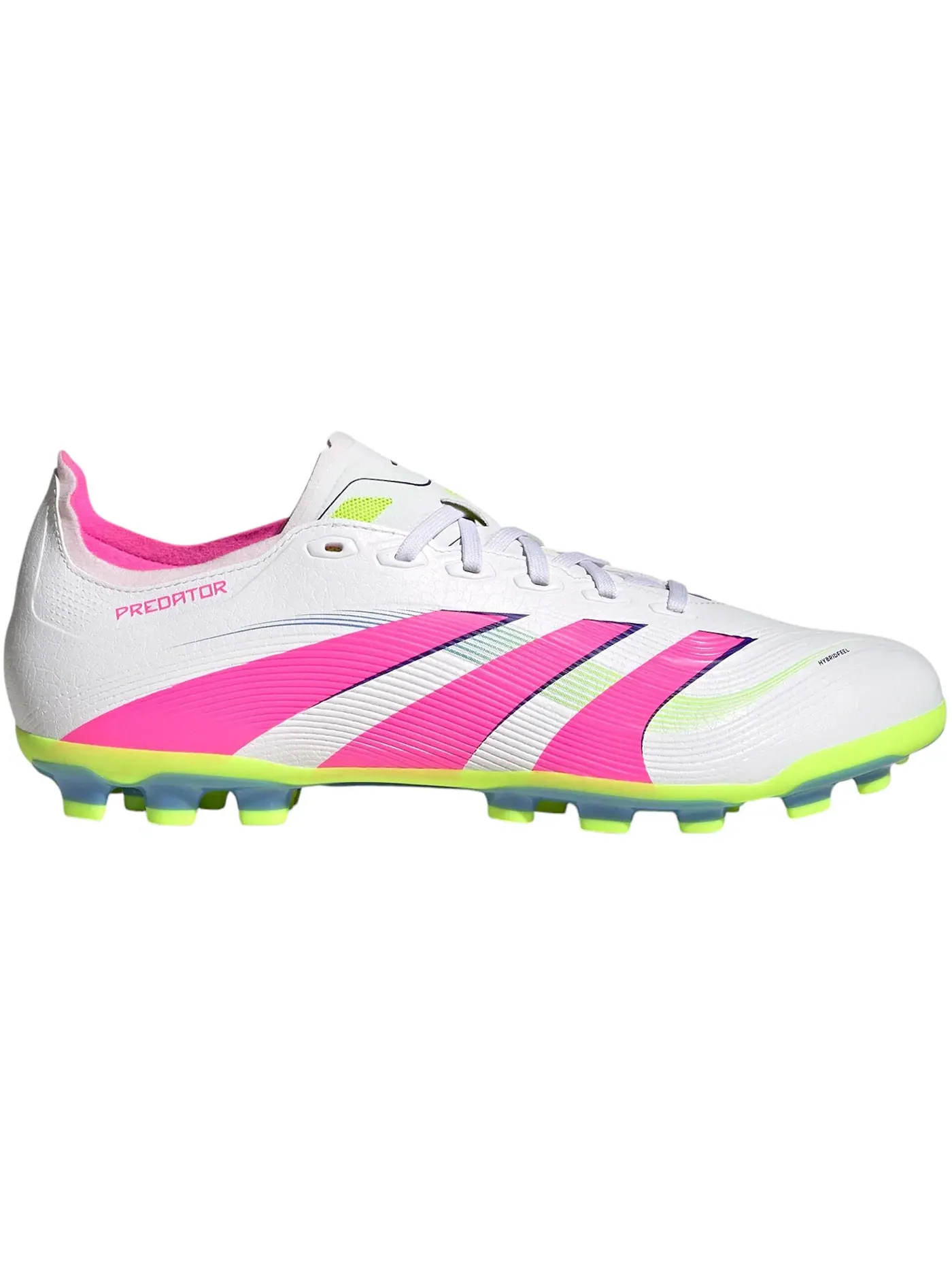 Мужские бутсы с длинным рукавом Adidas Predator League AG — изображение 1 из 1, белый розовый