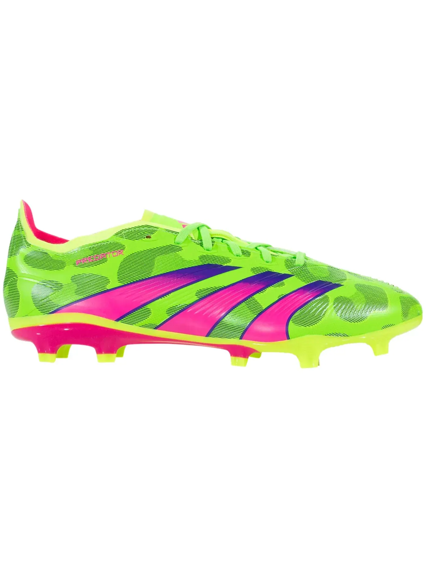 Мужские бутсы с длинным рукавом Adidas Predator League FG — изображение 1 из 1, зеленый/розовый