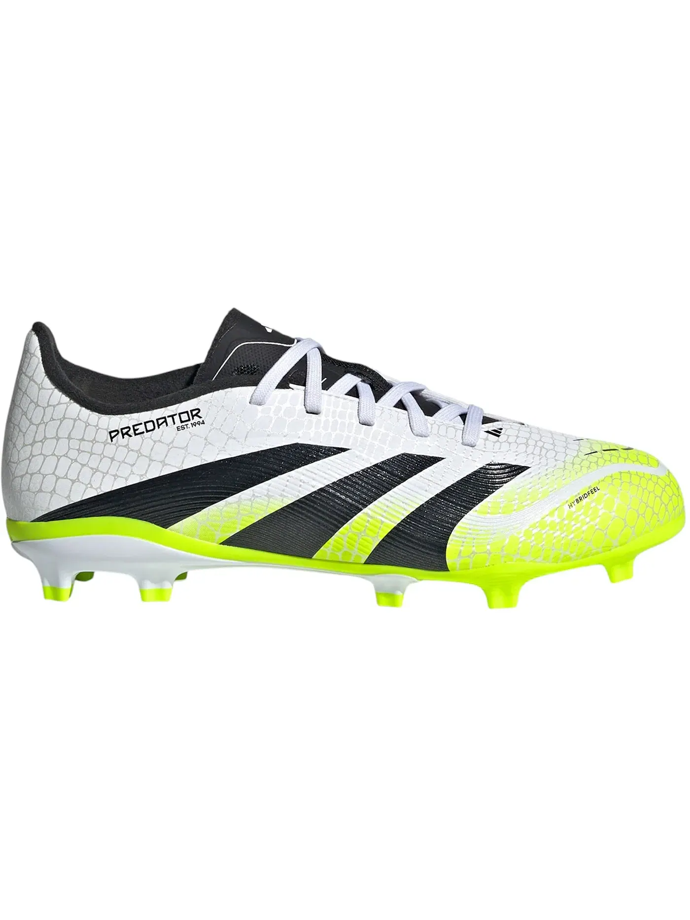 Детские бутсы Predator League FG/MG Adidas — изображение 1 из 1, белый черный