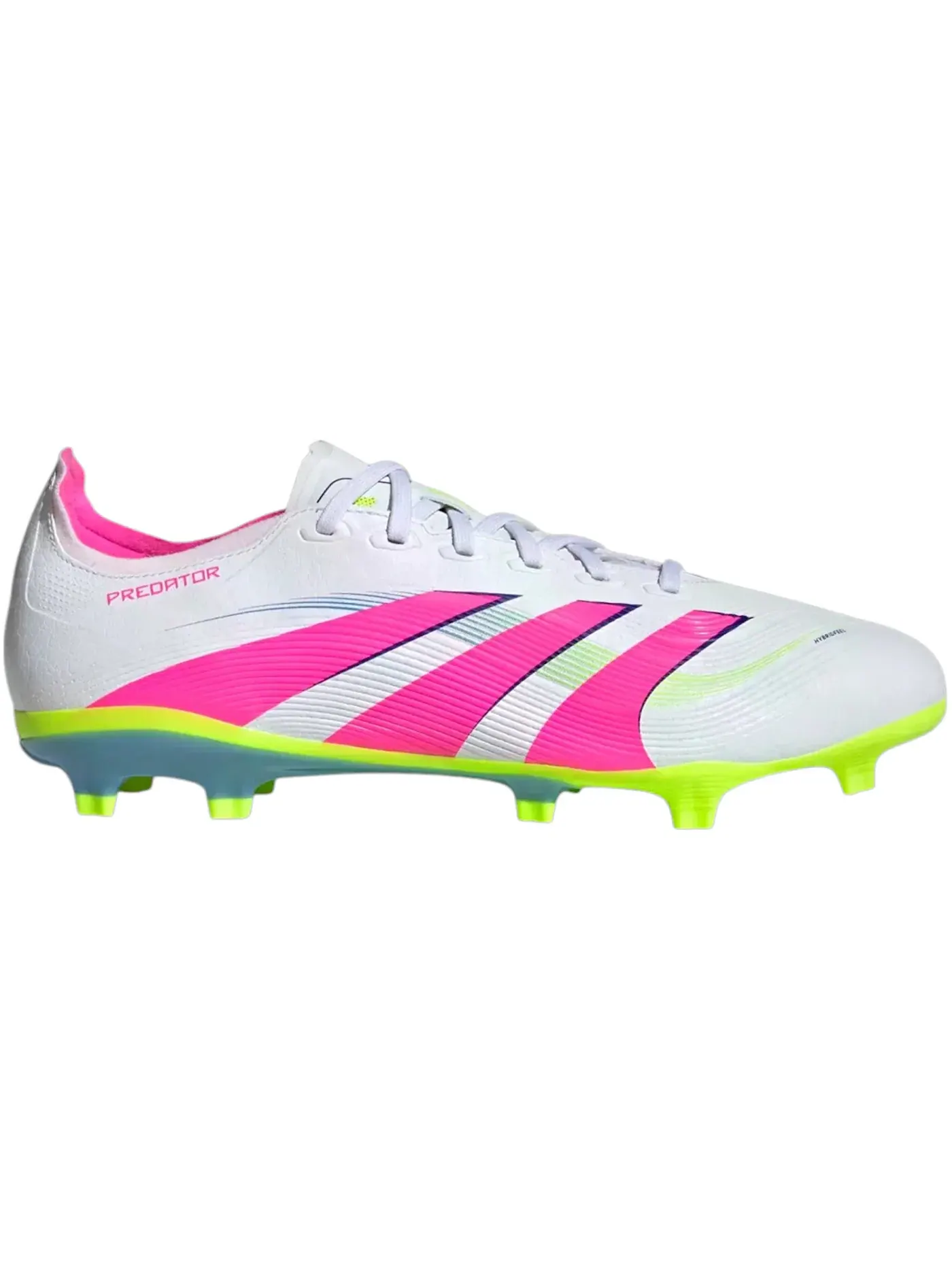 Мужские бутсы с высоким качеством Predator League FG/MG Adidas — изображение 1 из 1, белый розовый