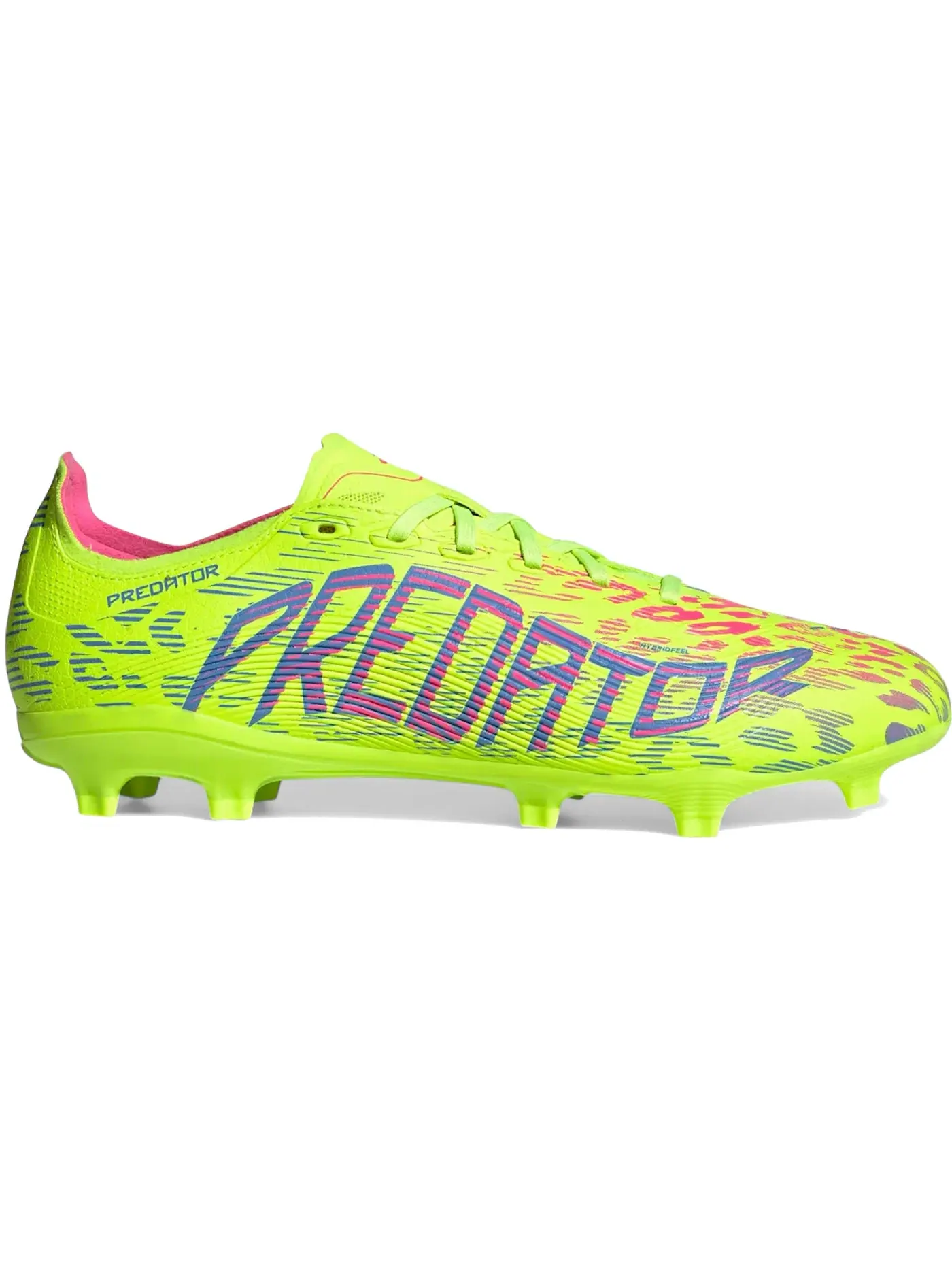 Мужские бутсы с гибкой подошвой Adidas Predator League FG/MG — изображение 1 из 1, синий/розовый