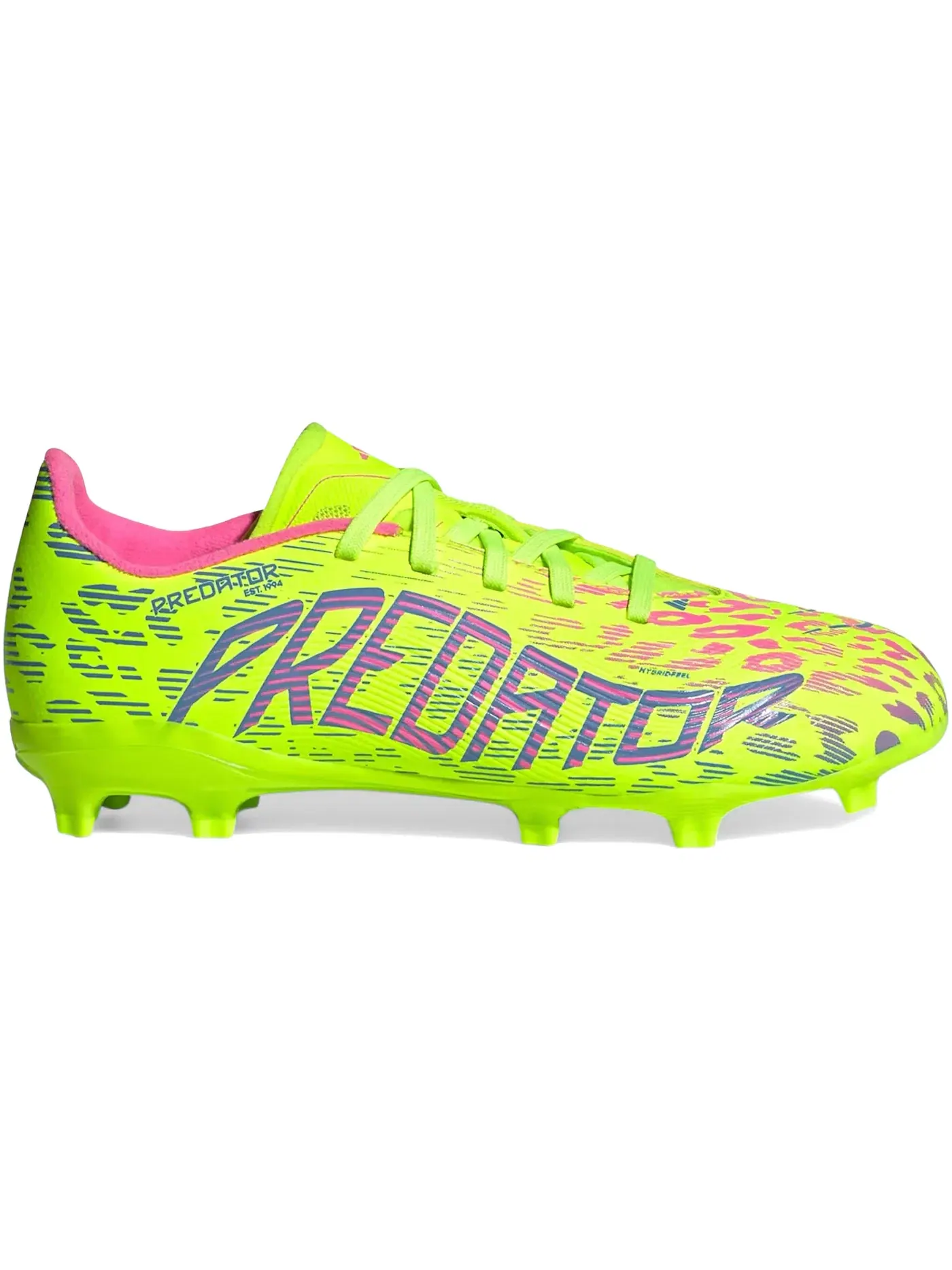 Детские бутсы с длинным рукавом Adidas Predator League FG/MG — изображение 1 из 1, синий/розовый