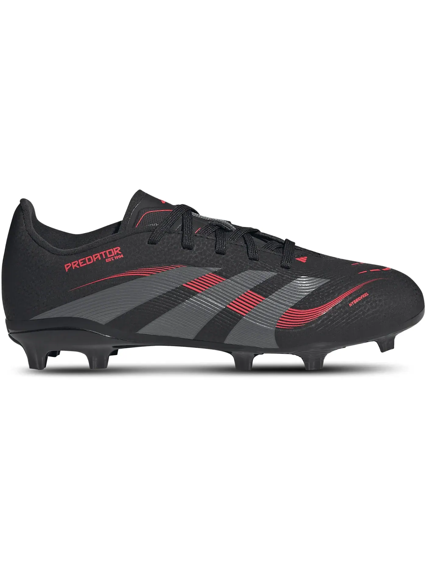 Детские бутсы Predator League FG/MG Adidas — изображение 1 из 1, черный/серый/красный
