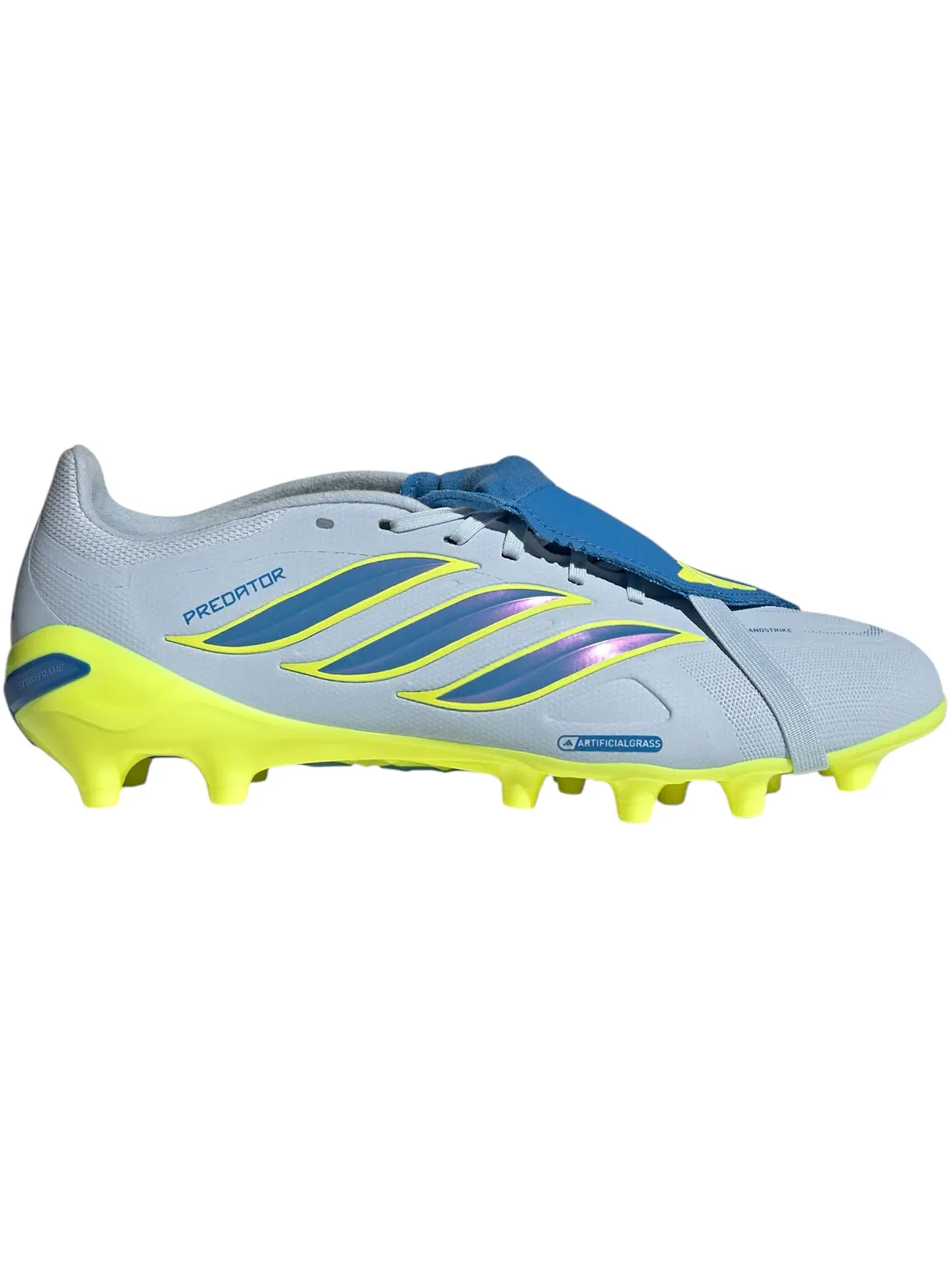 Мужские бутсы с откидным язычком Adidas Predator League — изображение 1 из 1, синий/желтый