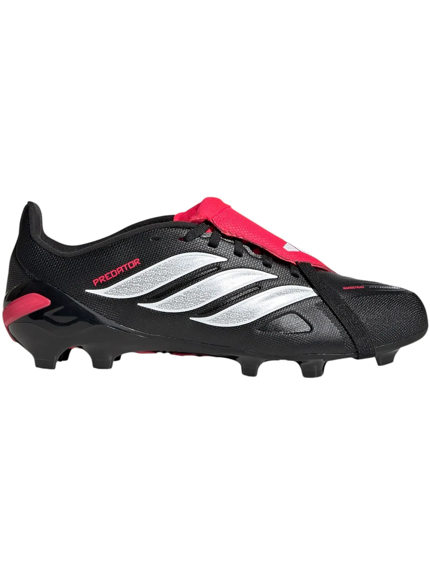 Детские бутсы с закрытой пяткой Predator League Fold-Over Tongue FG Adidas — изображение 1 из 1, черный/белый/красный