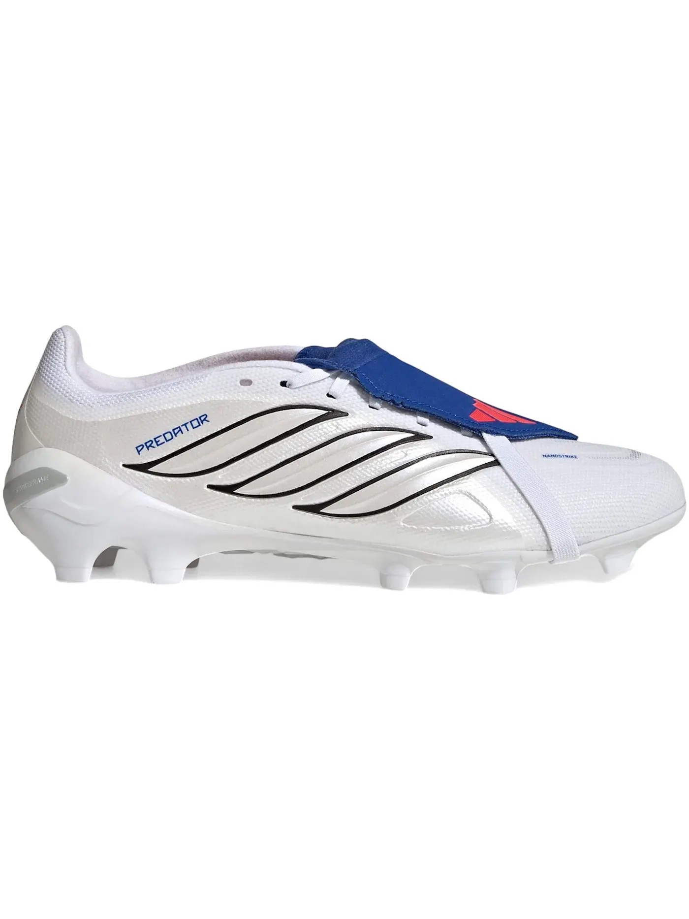 Мужские бутсы с откидным язычком Adidas Predator League Fold-Over Tongue FG — изображение 1 из 1, белый//синий