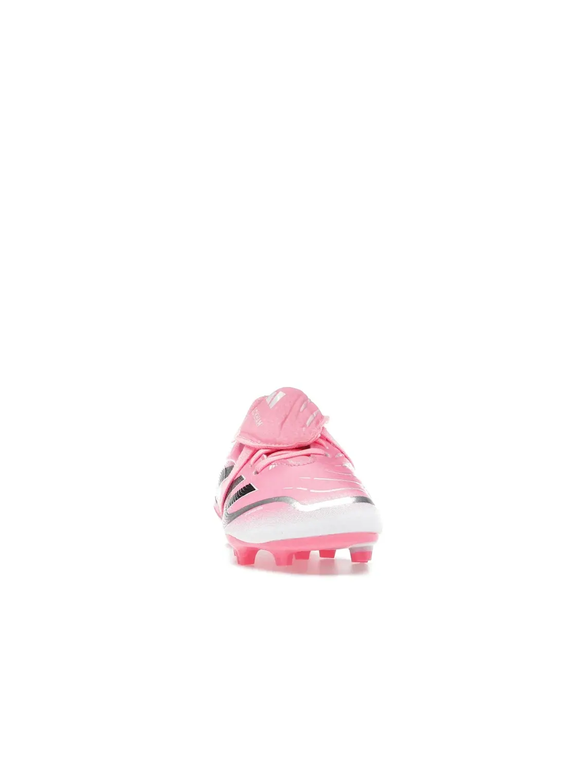 Детские бутсы Predator League Fold-Over Tongue FG/MG Adidas — изображение 2 из 4, розовый черный белый