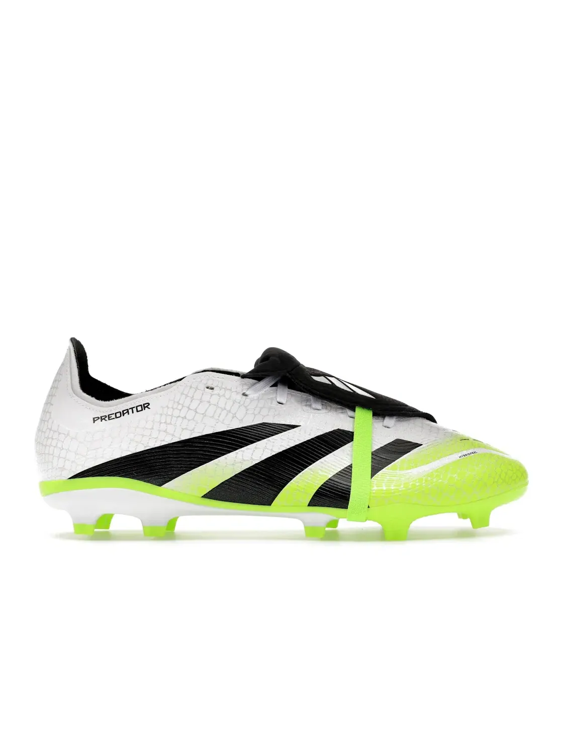 Мужские бутсы с откидным язычком Adidas Predator League FG/MG — изображение 1 из 4, белый черный