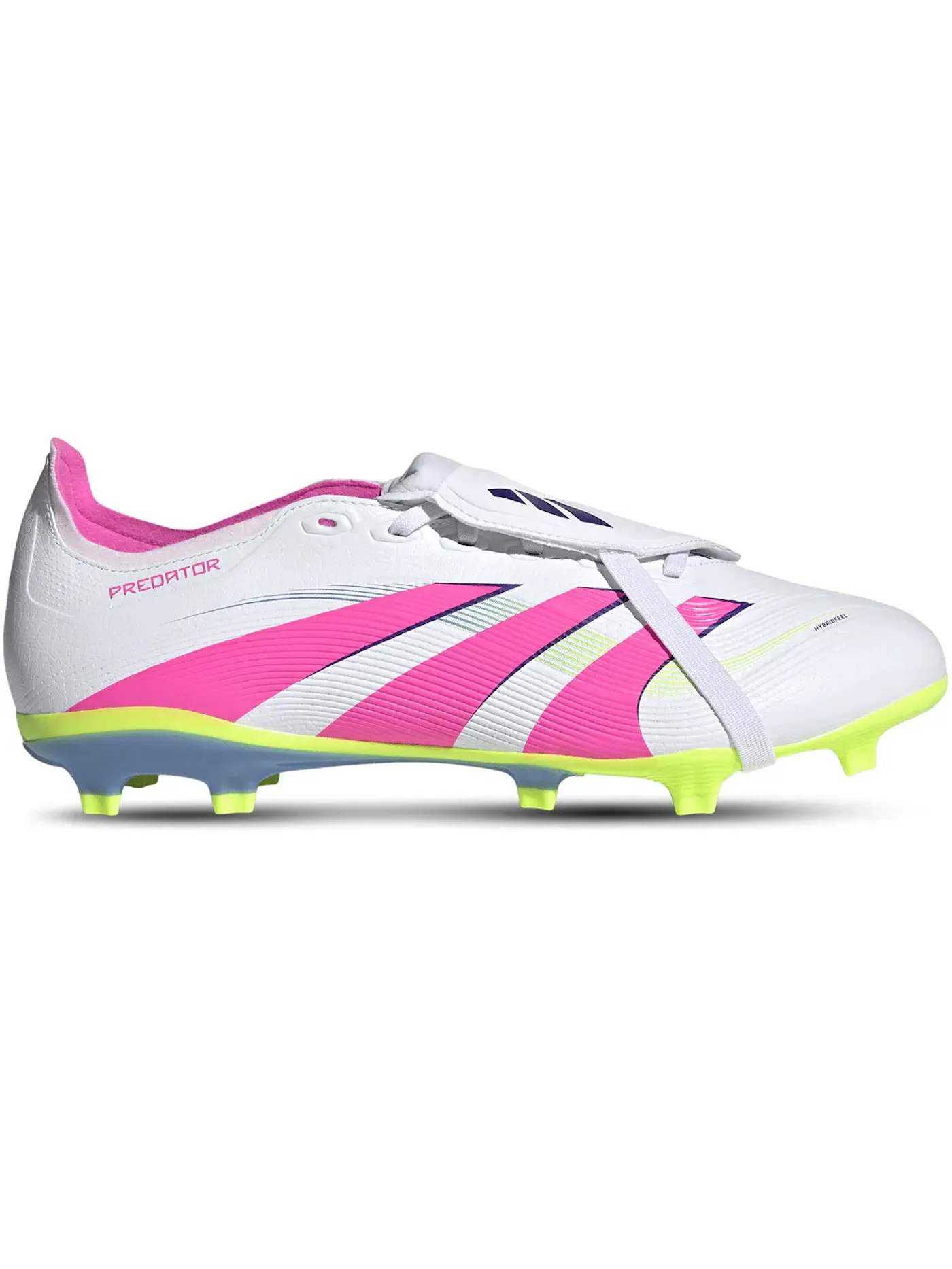 Мужские бутсы Predator League с откидным язычком Adidas — изображение 1 из 1, белый/розовый