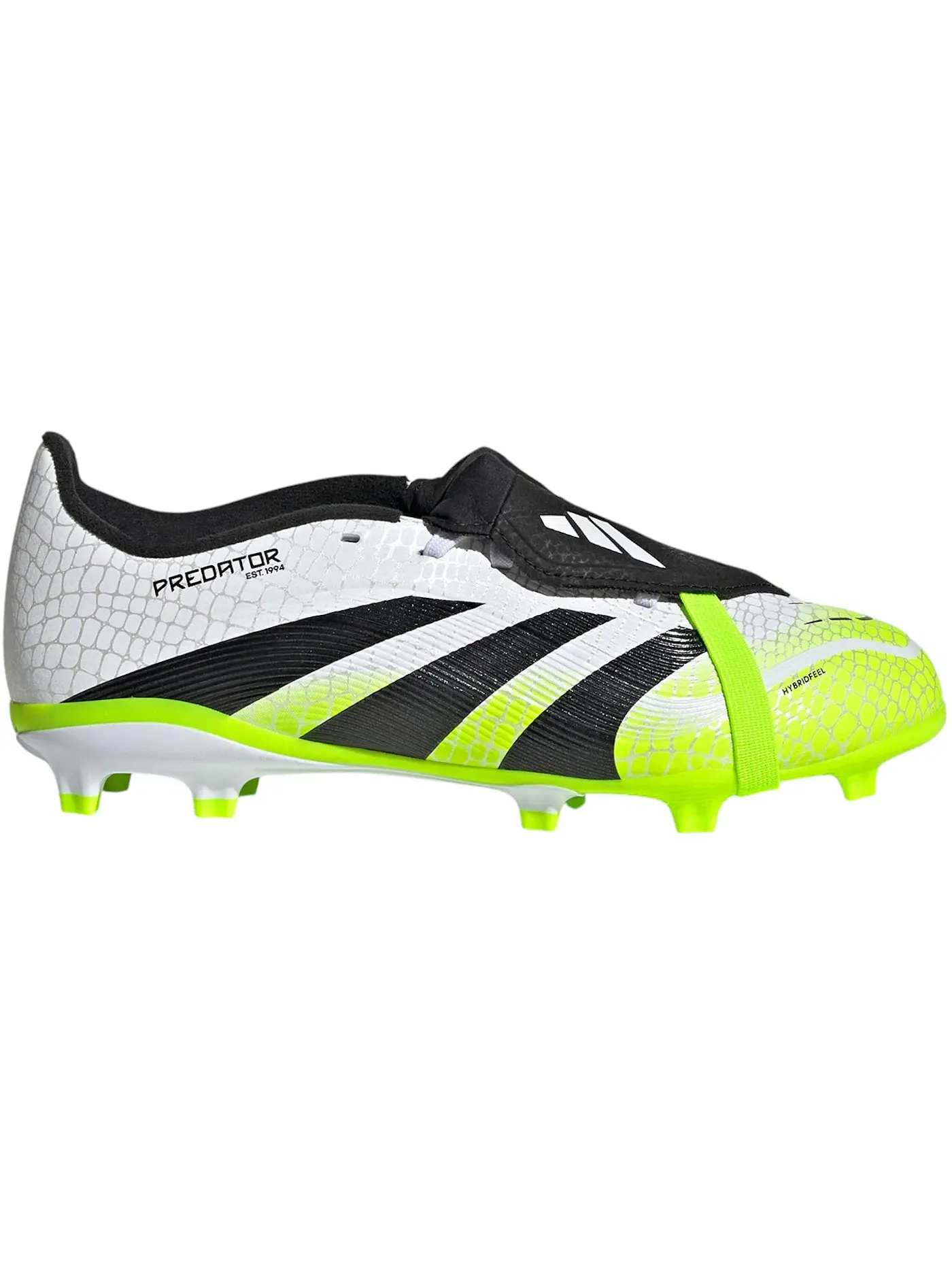 Детские бутсы Predator League с откидным язычком Adidas — изображение 1 из 1, белый черный