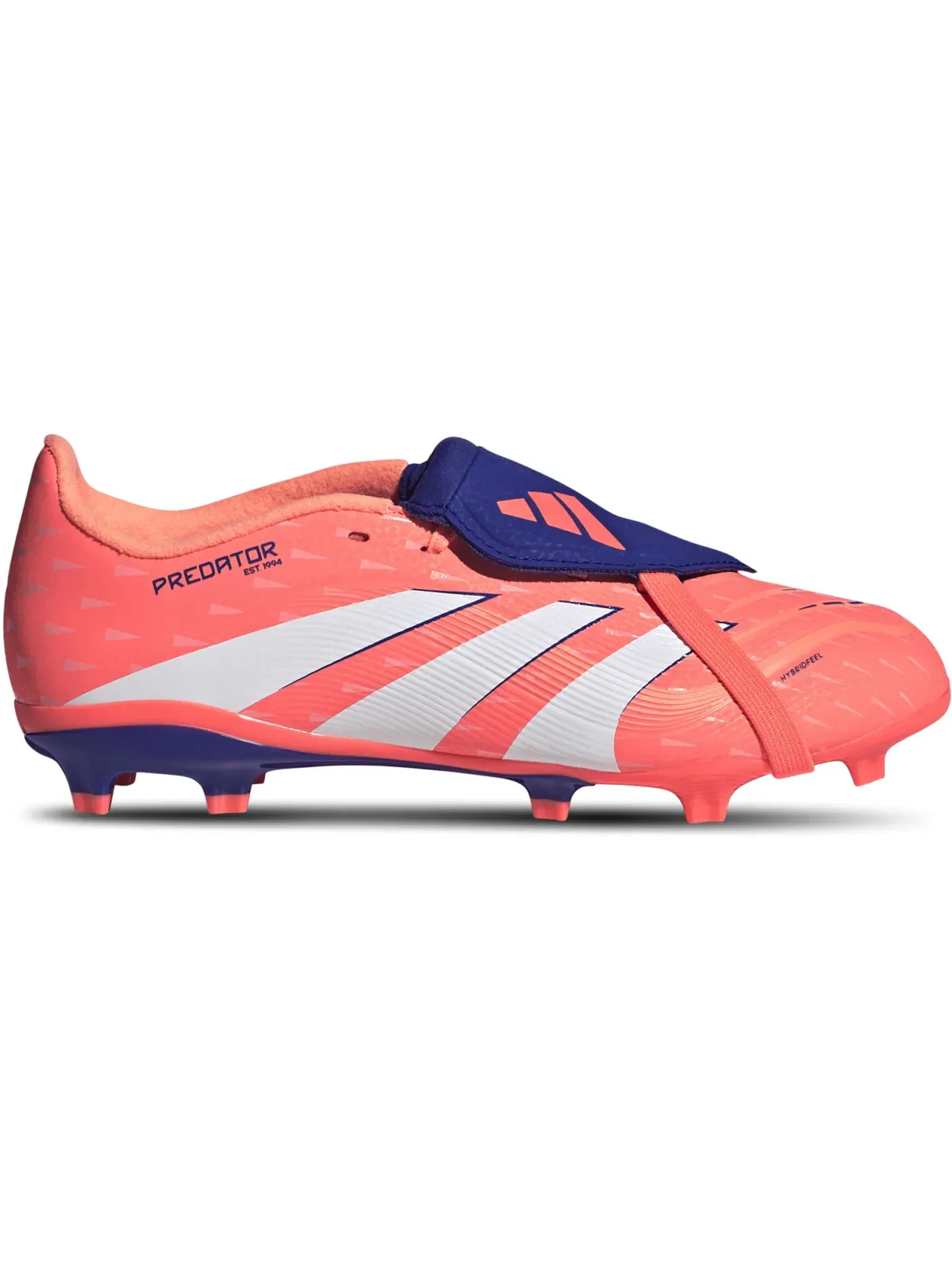 Детские бутсы Predator League Fold-Over Tongue FG/MG Adidas — изображение 1 из 1, белый/оранжевый