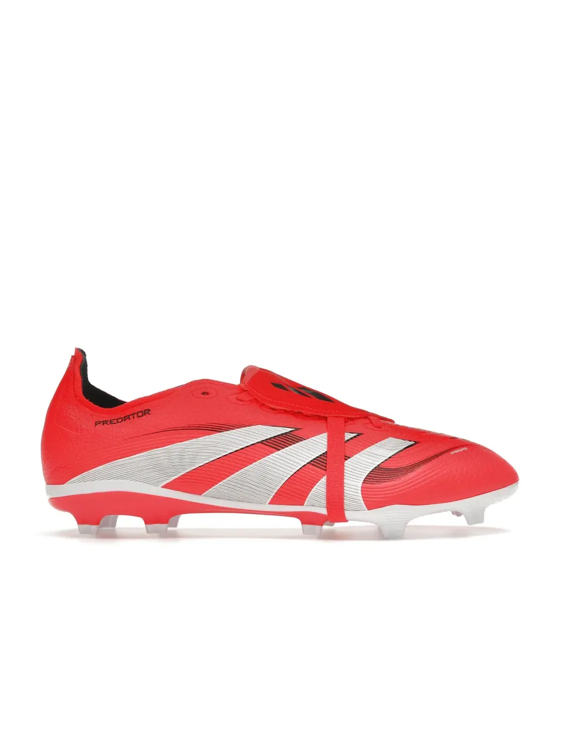 Мужские бутсы с откидным язычком Adidas Predator League Fold-Over Tongue FG/MG — изображение 1 из 4, красный/белый/черный