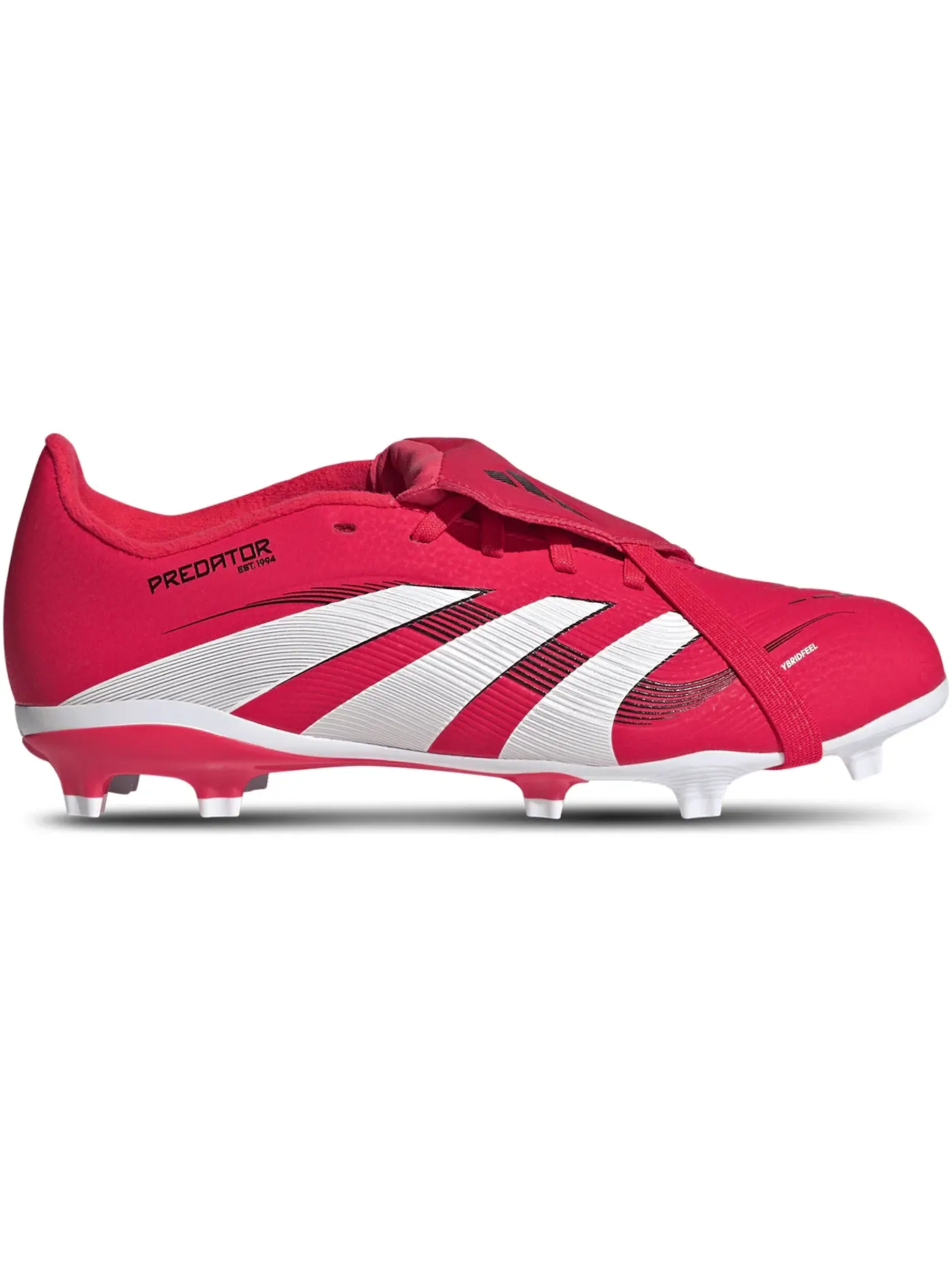 Детские бутсы Predator League Fold-Over Tongue FG Adidas — изображение 1 из 1, красный/белый/черный