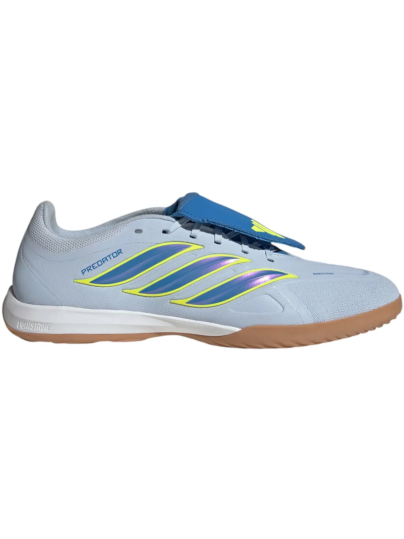 Мужские бутсы с отворотом язычка Predator League Adidas — изображение 1 из 1, синий/желтый
