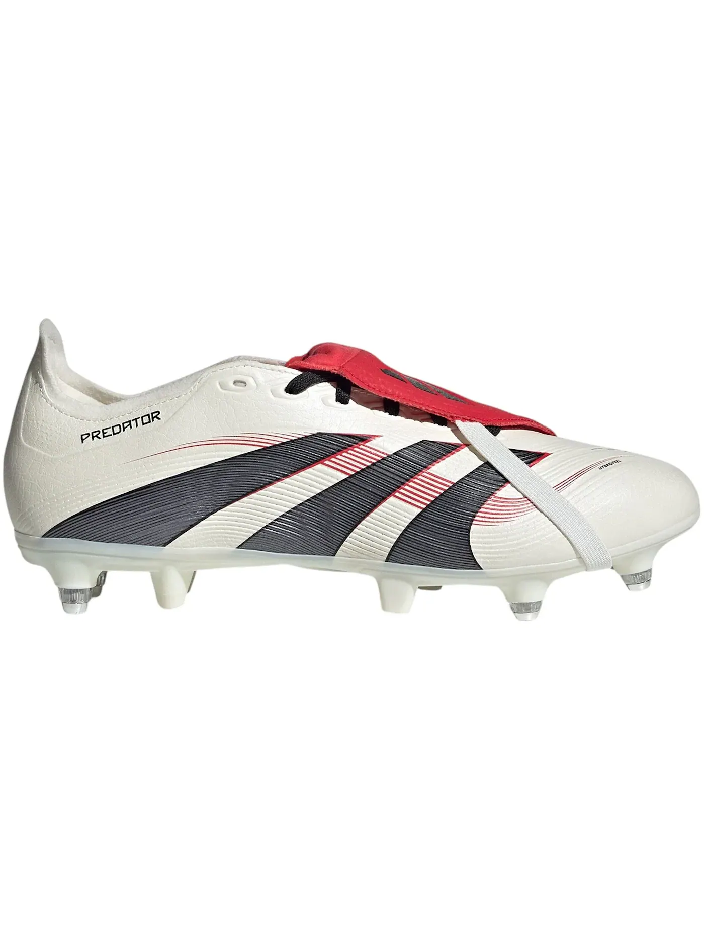 Мужские бутсы с откидным языком Adidas Predator League Fold-Over Tongue SG — изображение 1 из 1, белый черный