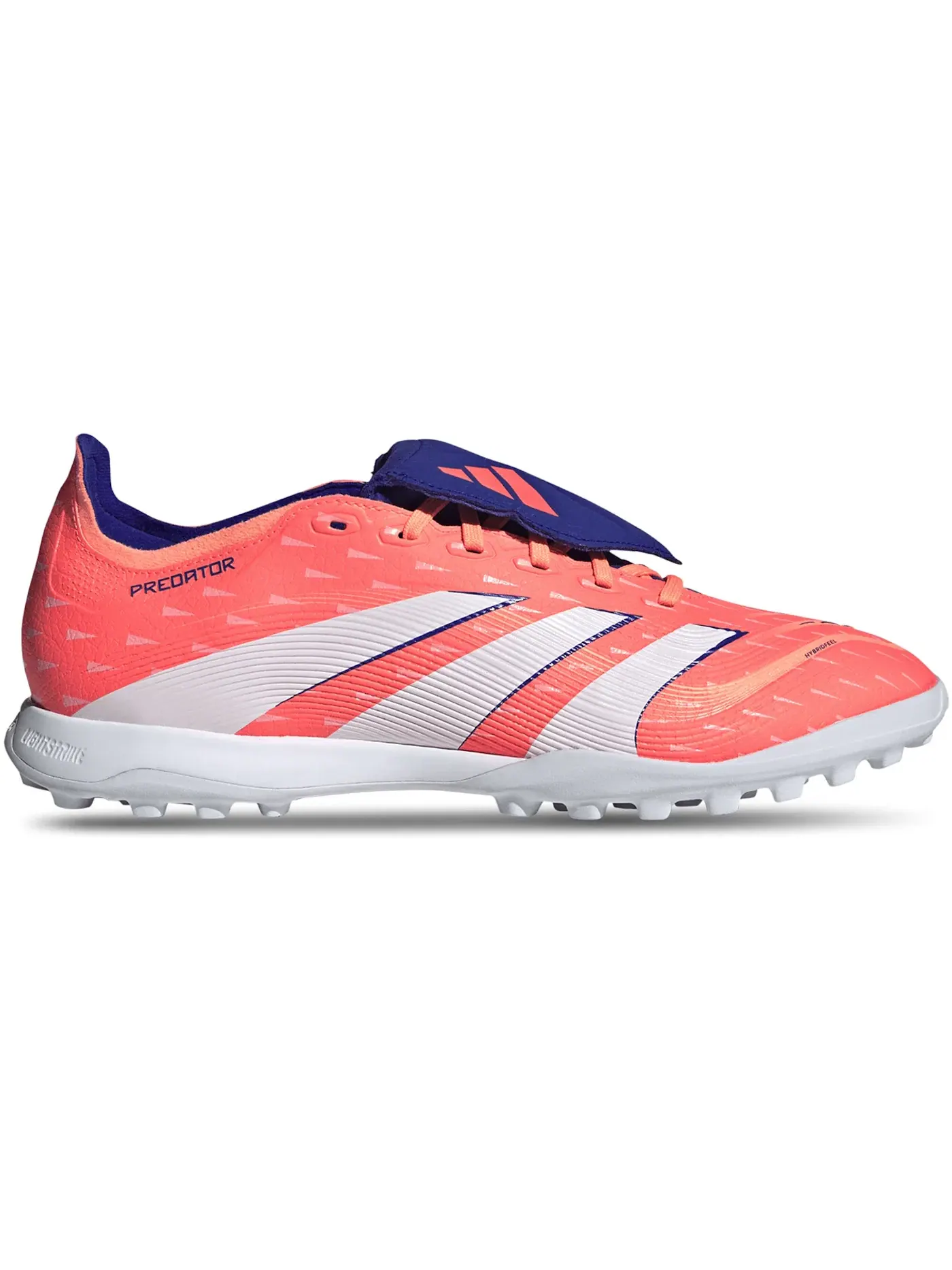 Мужские бутсы для футбола с откидным язычком Adidas Predator League Fold-Over Tongue TF — изображение 1 из 1, белый/оранжевый