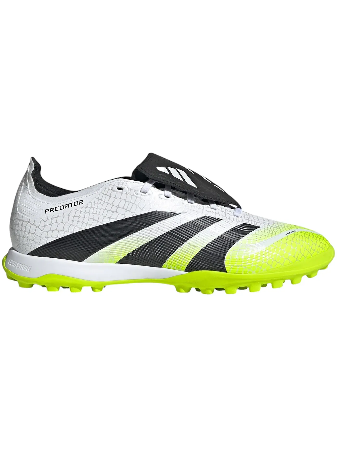 Мужские бутсы с откидным язычком Adidas Predator League Fold-Over Tongue TF — изображение 1 из 1, белый черный