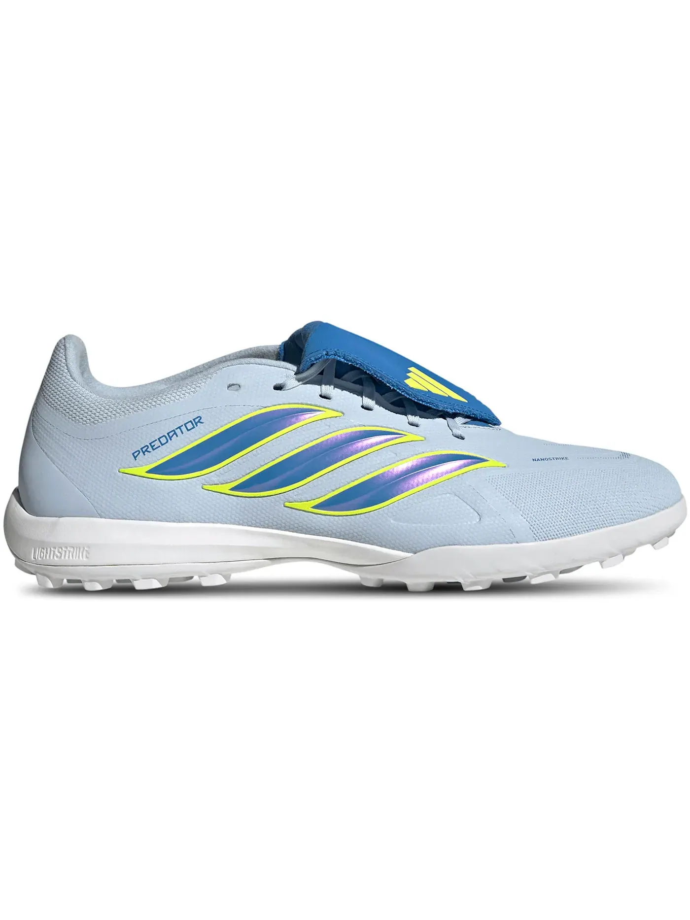 Мужские бутсы с длинным рукавом Adidas Predator League Fold-Over Tongue TF — изображение 1 из 1, синий/желтый