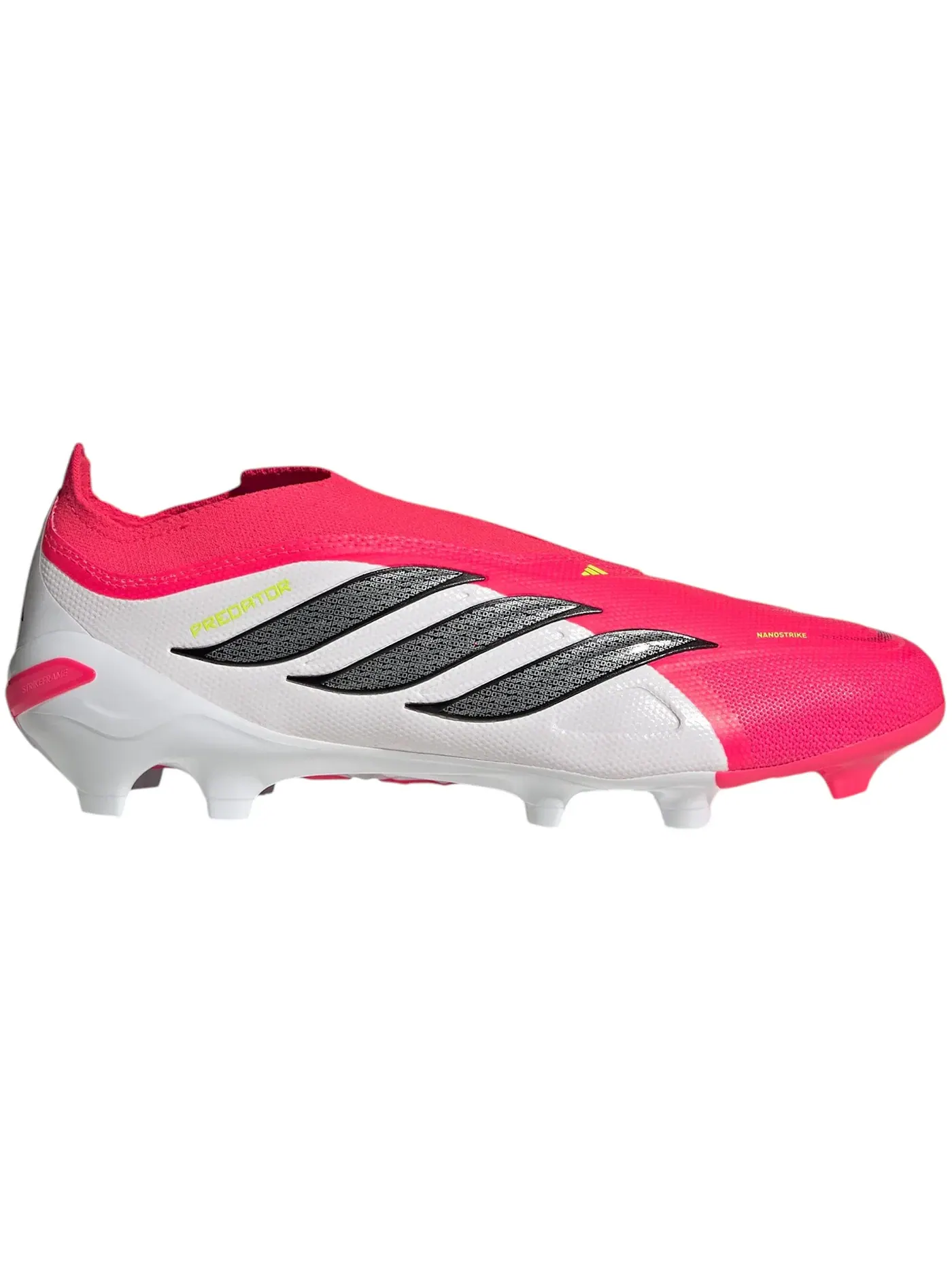 Мужские футбольные бутсы без шнуровки Predator League Laceless FG Adidas — изображение 1 из 1, красный/черный/белый