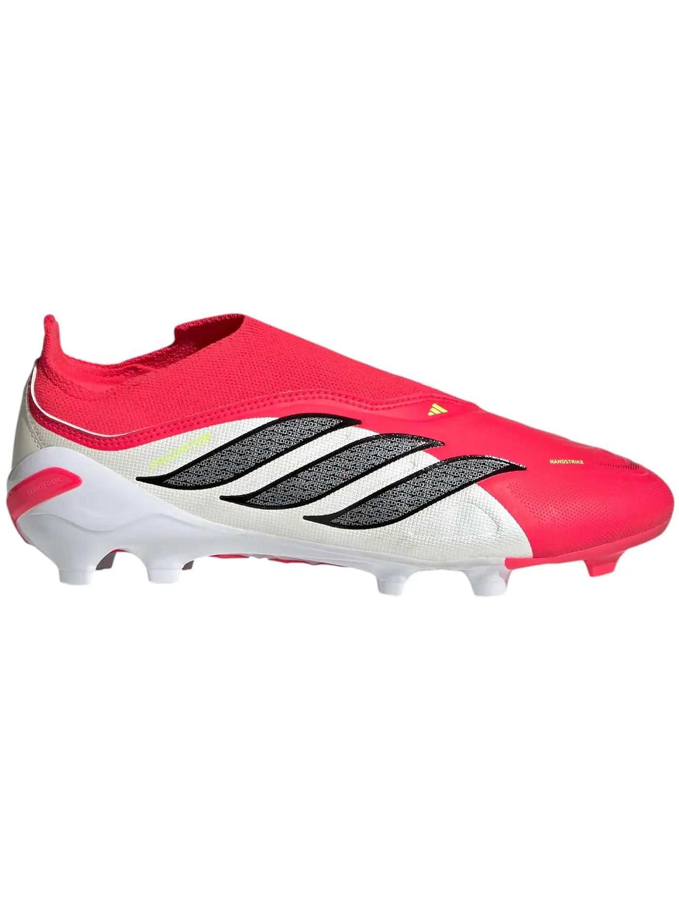 Детские бутсы Predator League Laceless FG Adidas — изображение 1 из 1, красный/черный/белый