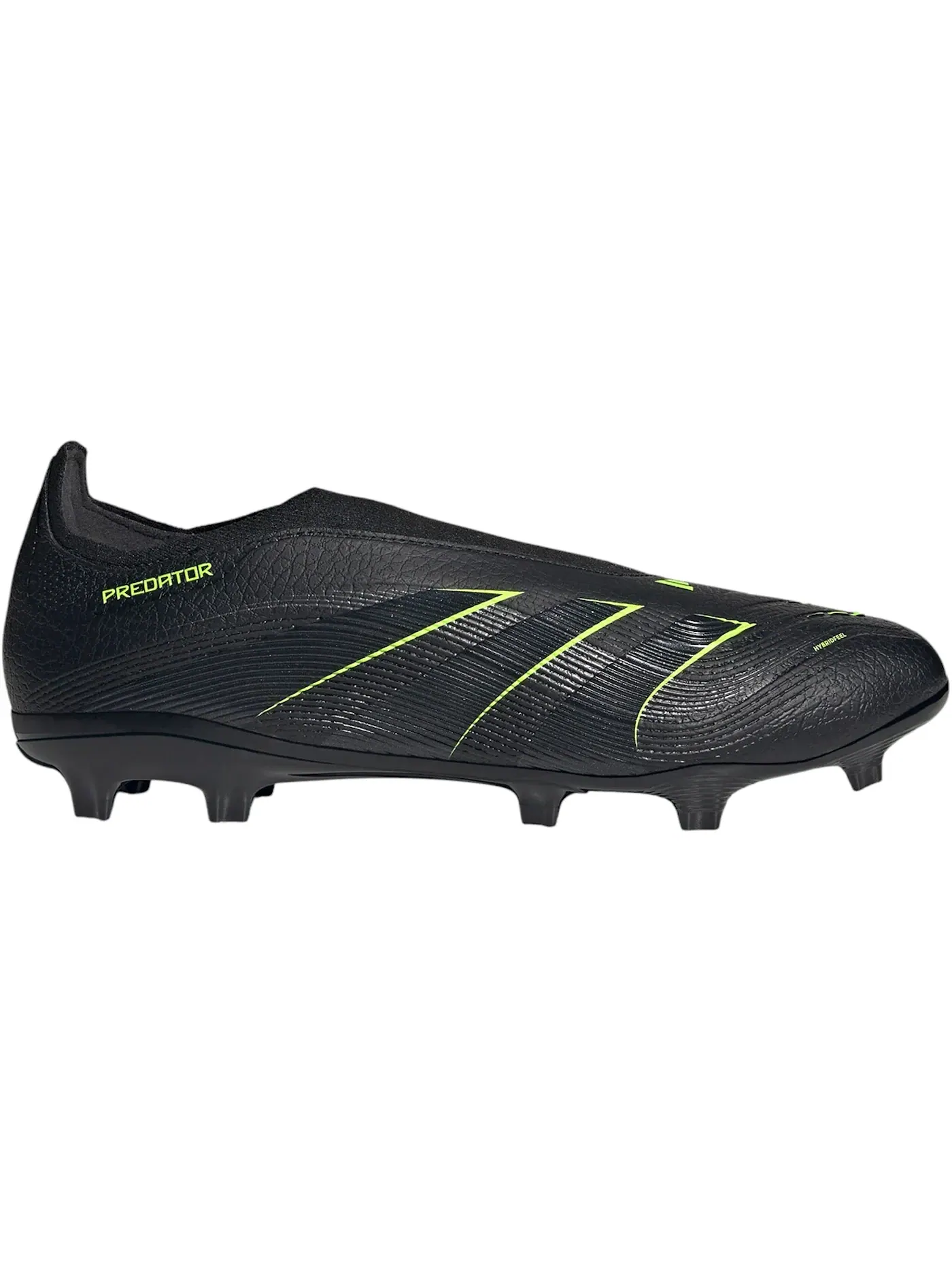 Мужские бутсы футбольные с принтом Adidas Predator League Laceless FG/MG — изображение 1 из 1, черный