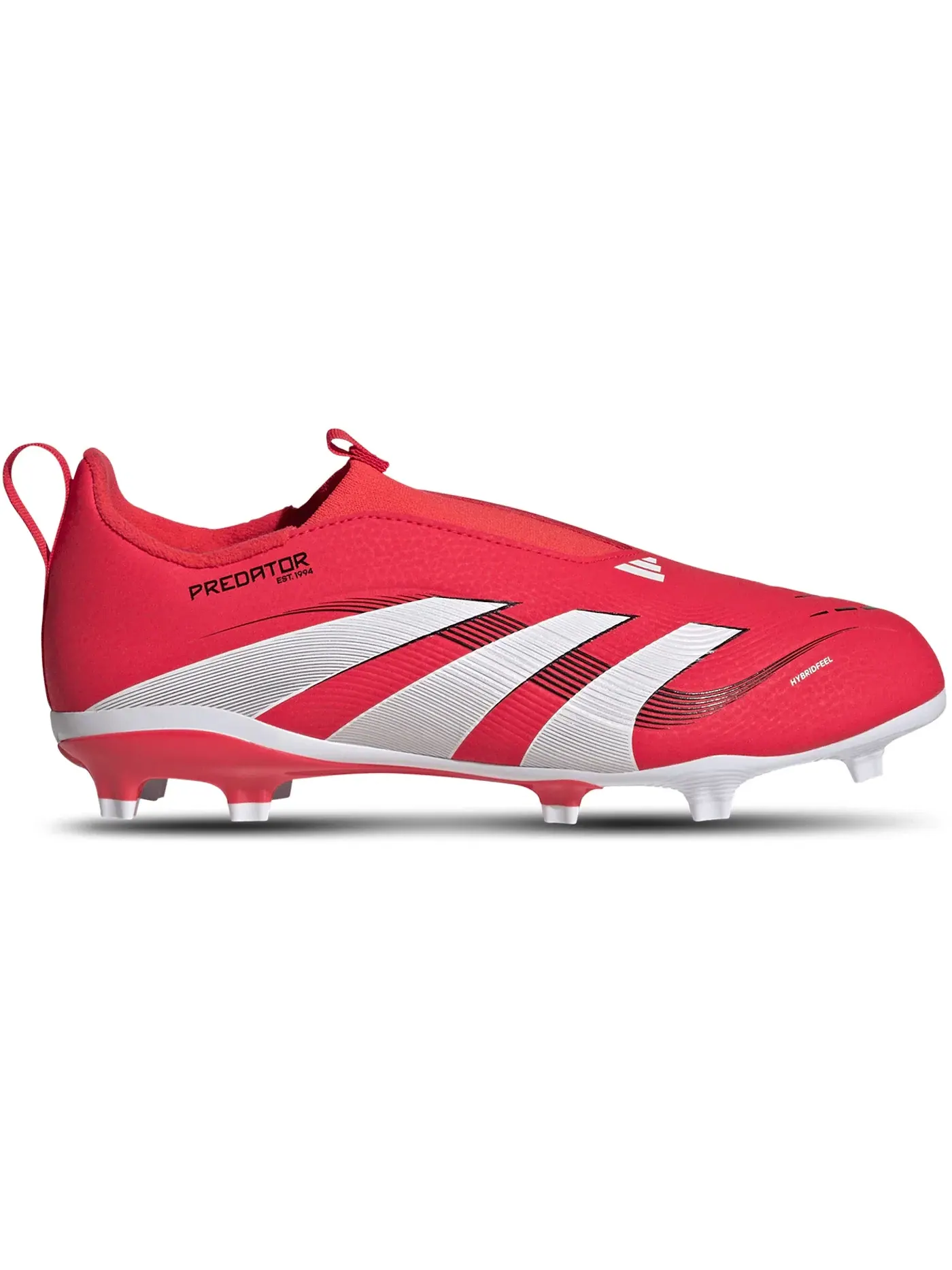 Детские бутсы без шнуровки Predator League Adidas — изображение 1 из 1, красный/белый/черный