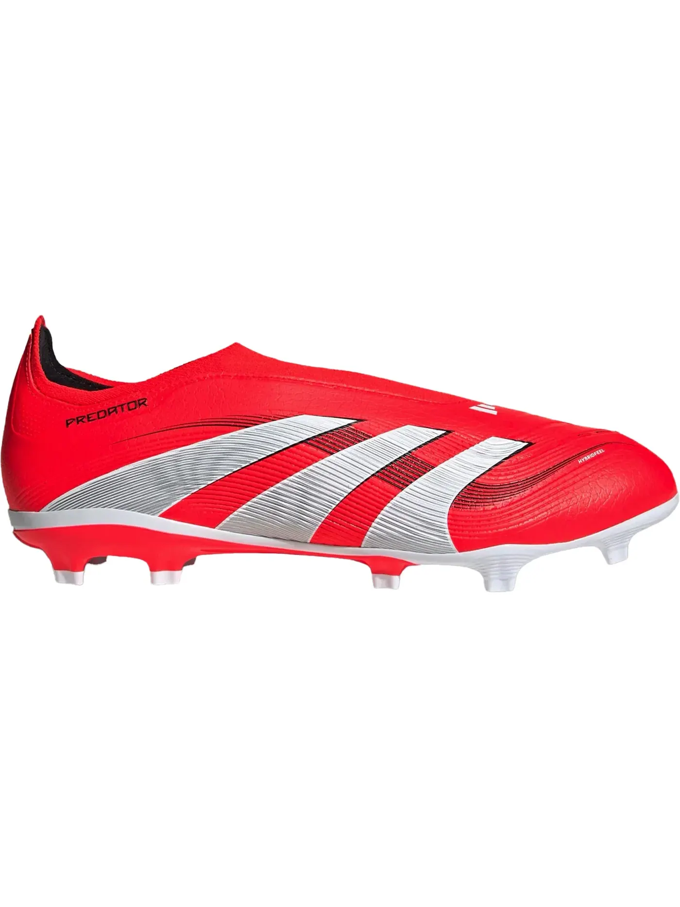 Мужские бутсы с системой бесшнуровки Predator League Laceless FG/MG Adidas — изображение 1 из 1, красный/белый/черный