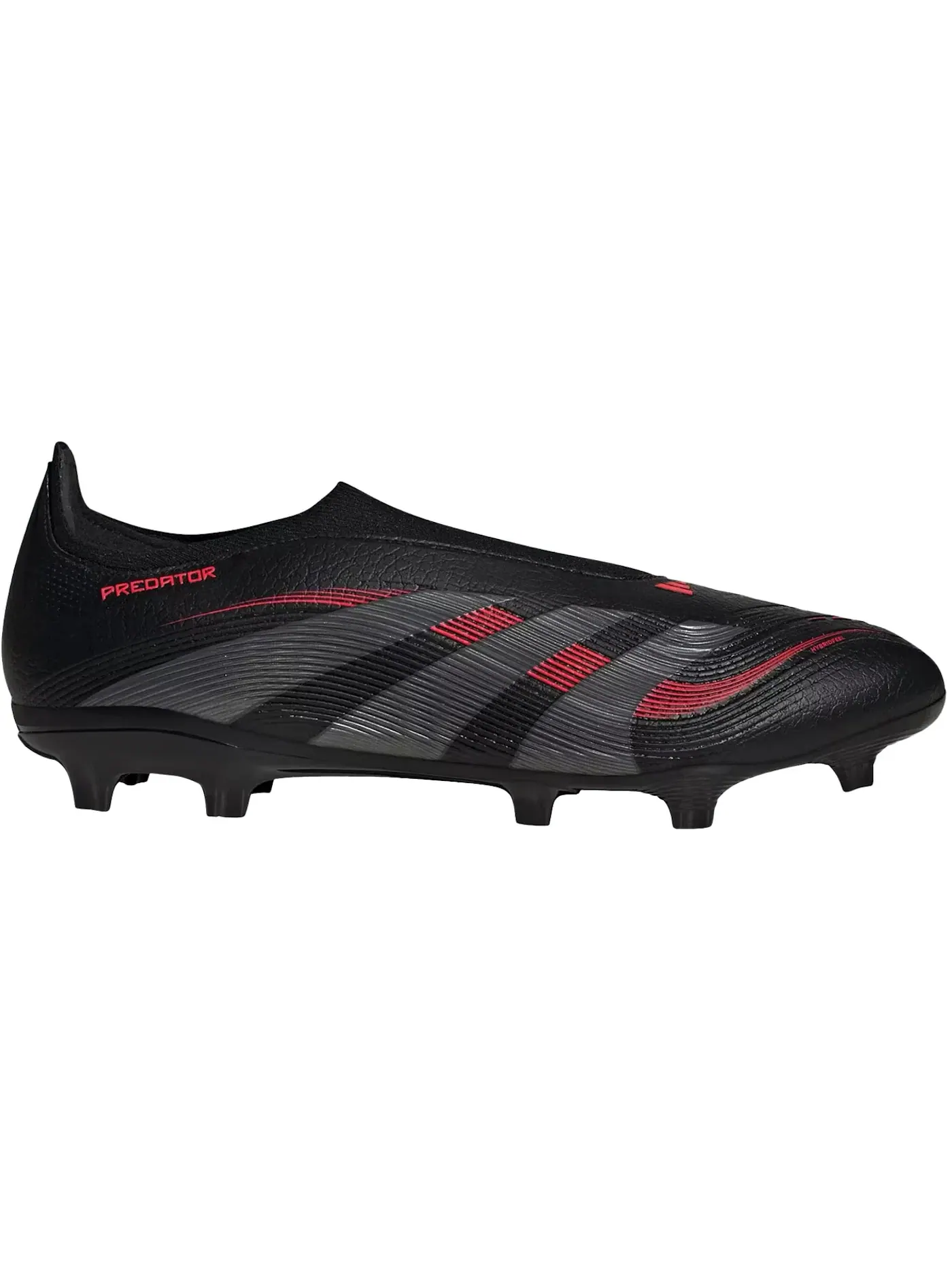 Мужские бутсы без шнуровки Predator League Laceless Adidas — изображение 1 из 1, черный/серый/красный