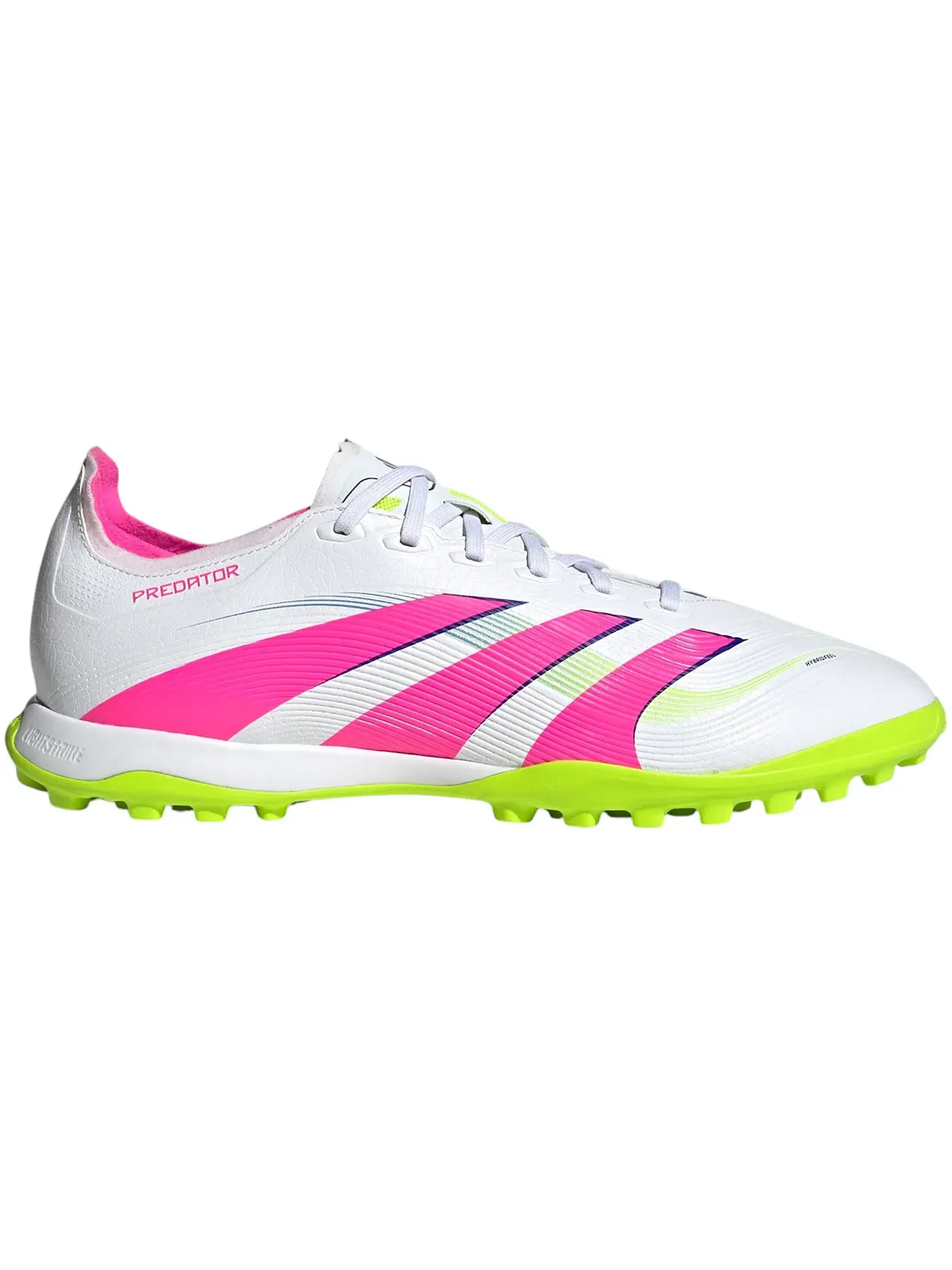 Мужские бутсы футбольные для жесткого покрытия Adidas Predator League Turf — изображение 1 из 1, белый розовый
