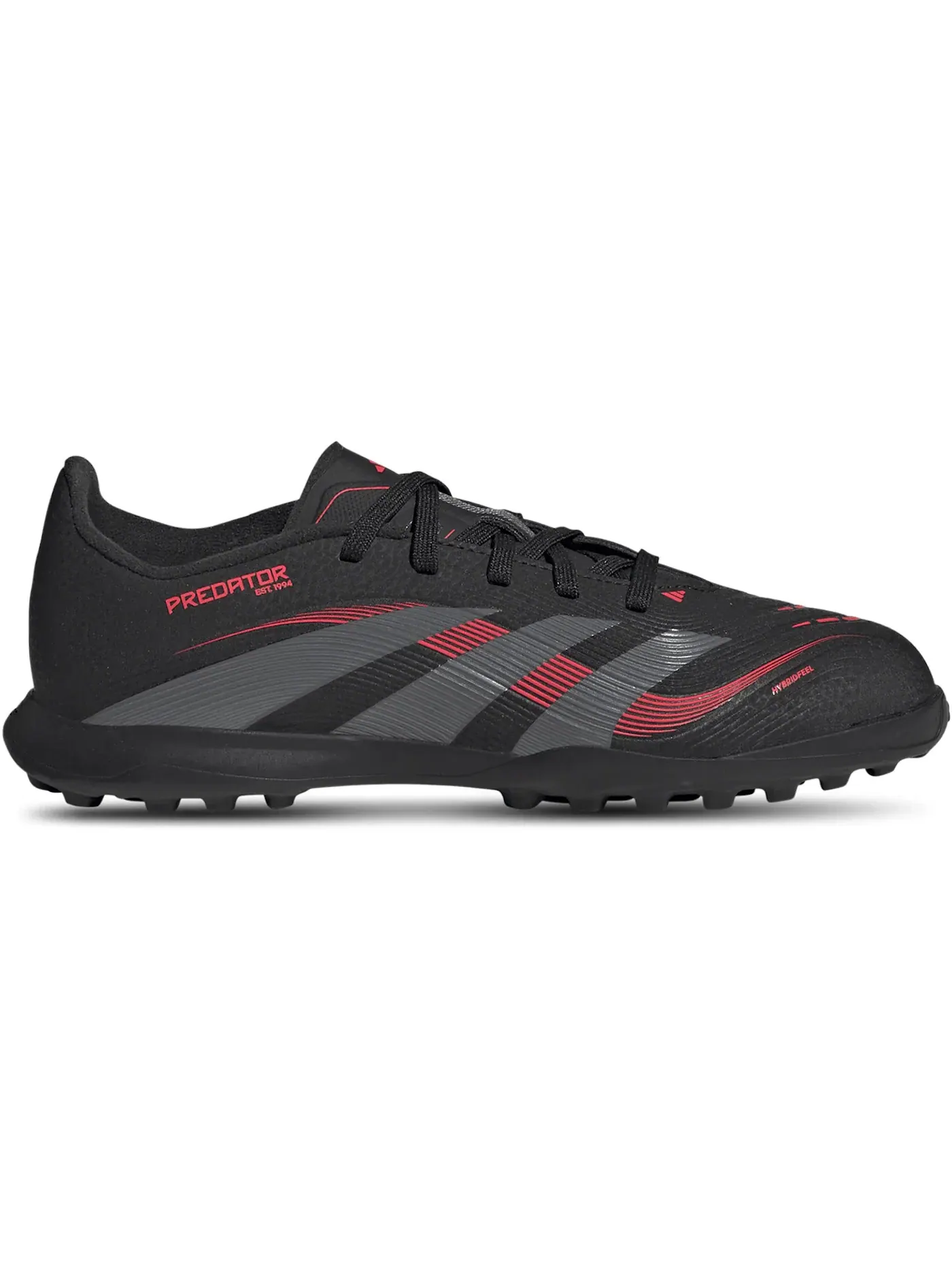 Детские бутсы для футбола на искусственном покрытии Adidas Predator League Turf — изображение 1 из 1, черный/серый/красный
