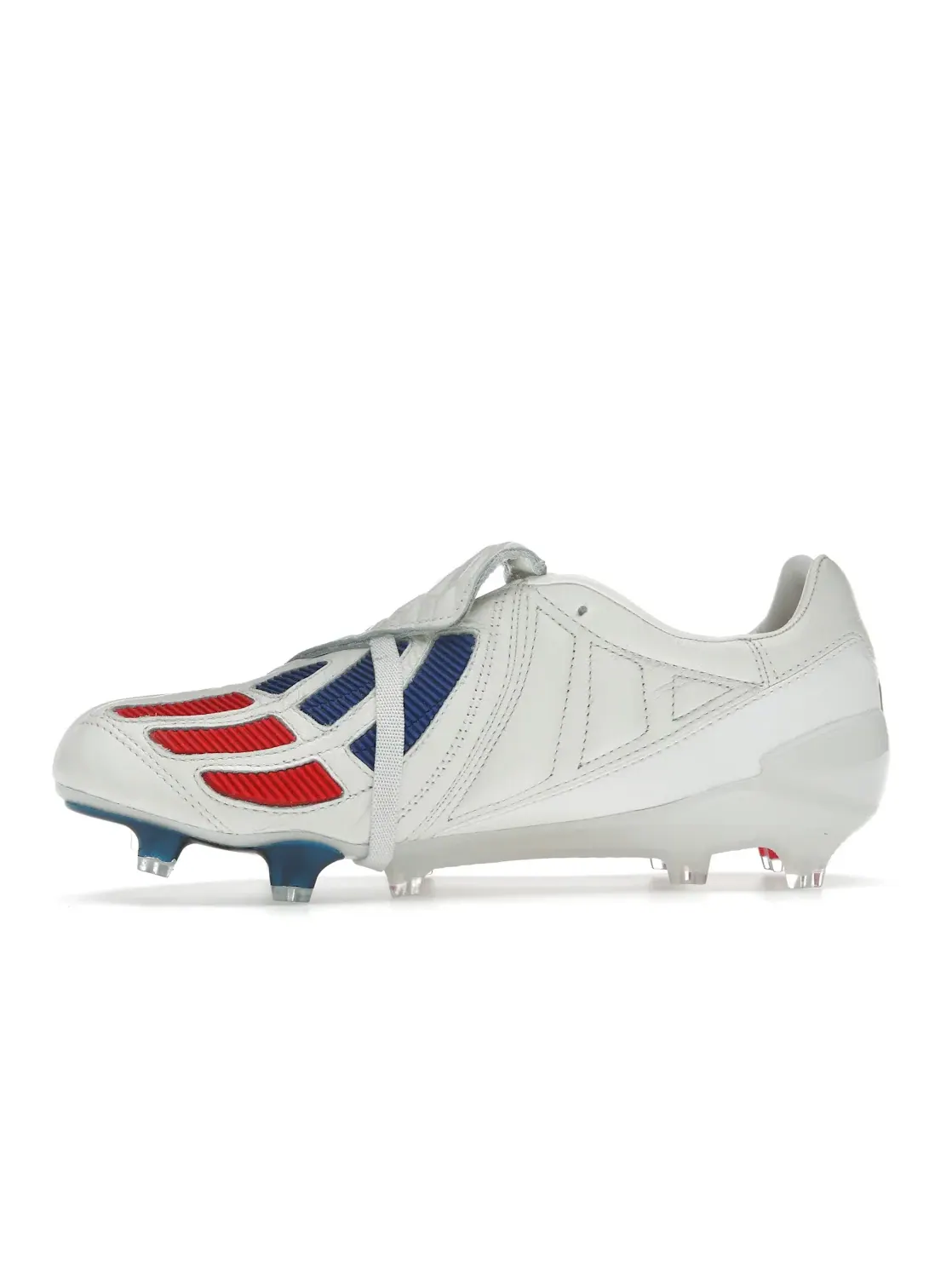 Мужские бутсы с длинным рукавом Adidas Predator Mania FG — изображение 3 из 4, белый/красный/синий