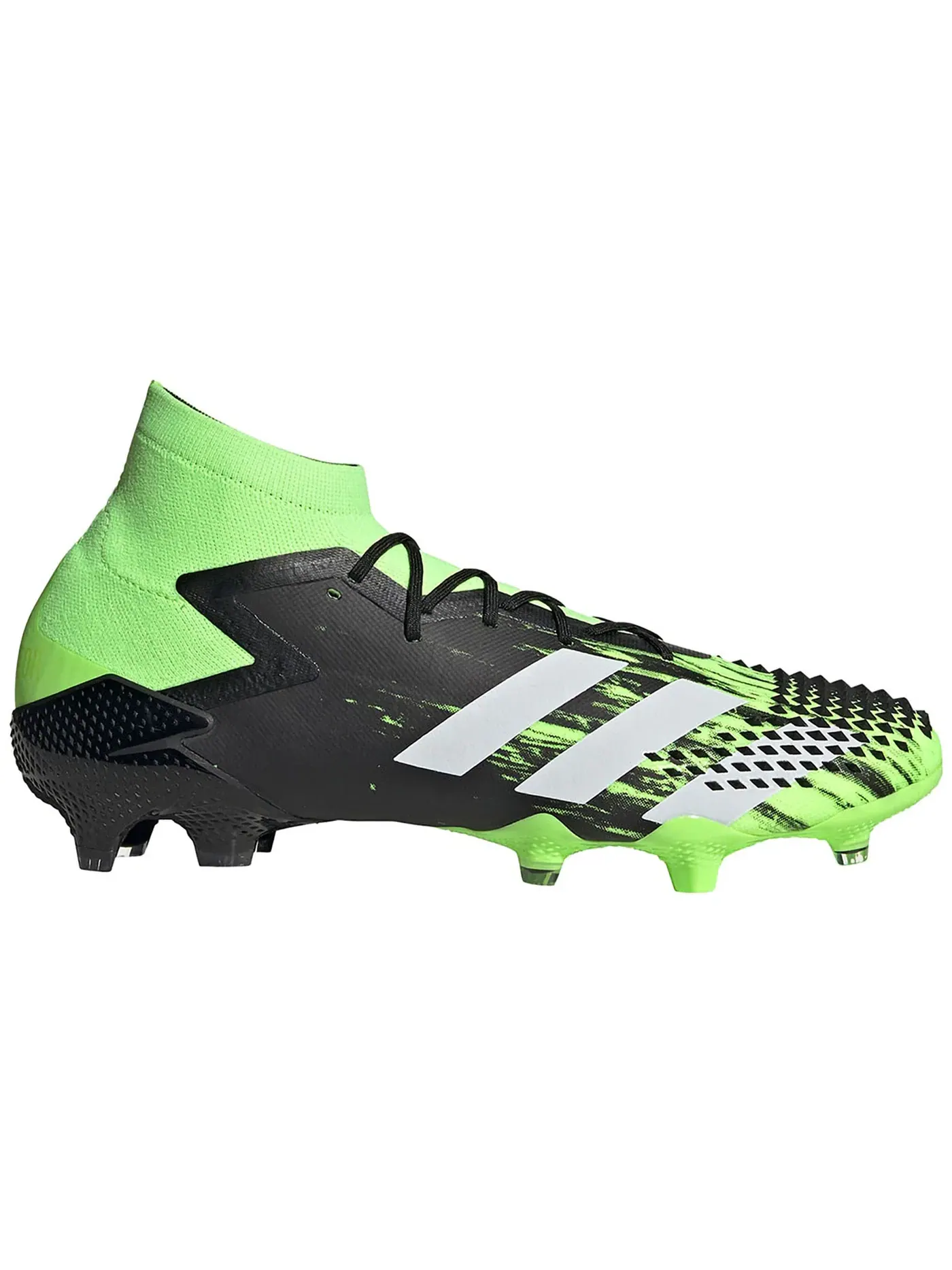 Мужские бутсы с принтом Adidas Predator Mutator 20.1 FG Adidas — изображение 1 из 1, зеленый/белый/черный