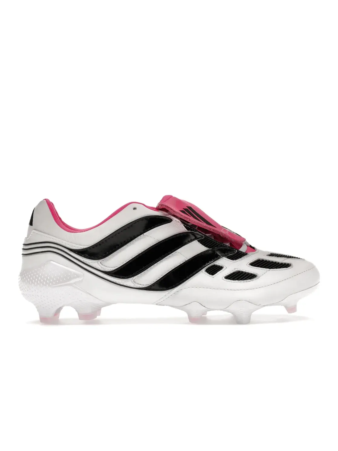 Мужские бутсы с длинным рукавом Adidas Predator Precision FG — изображение 1 из 4, белый черный розовый