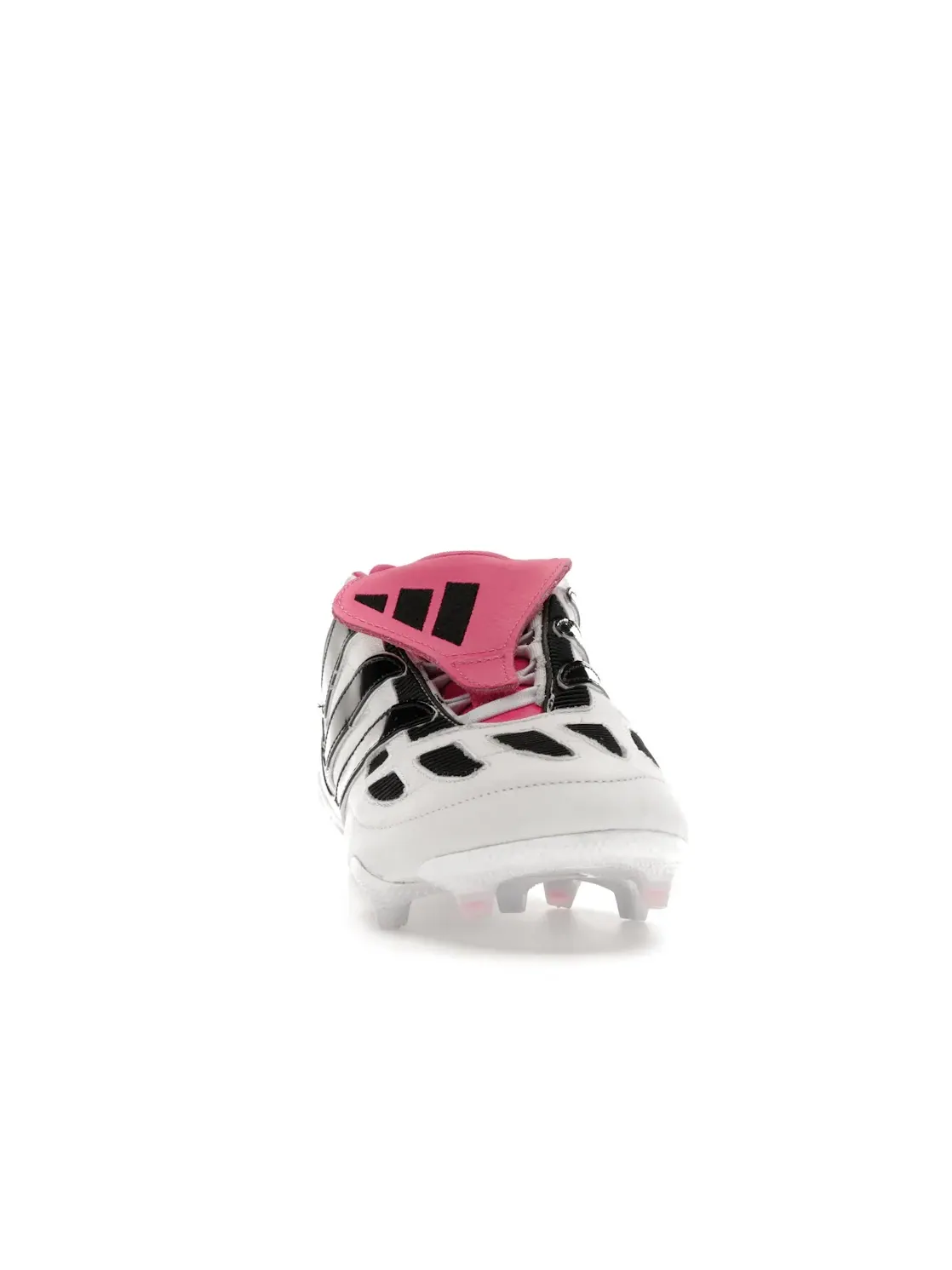 Мужские бутсы с длинным рукавом Adidas Predator Precision FG — изображение 2 из 4, белый черный розовый