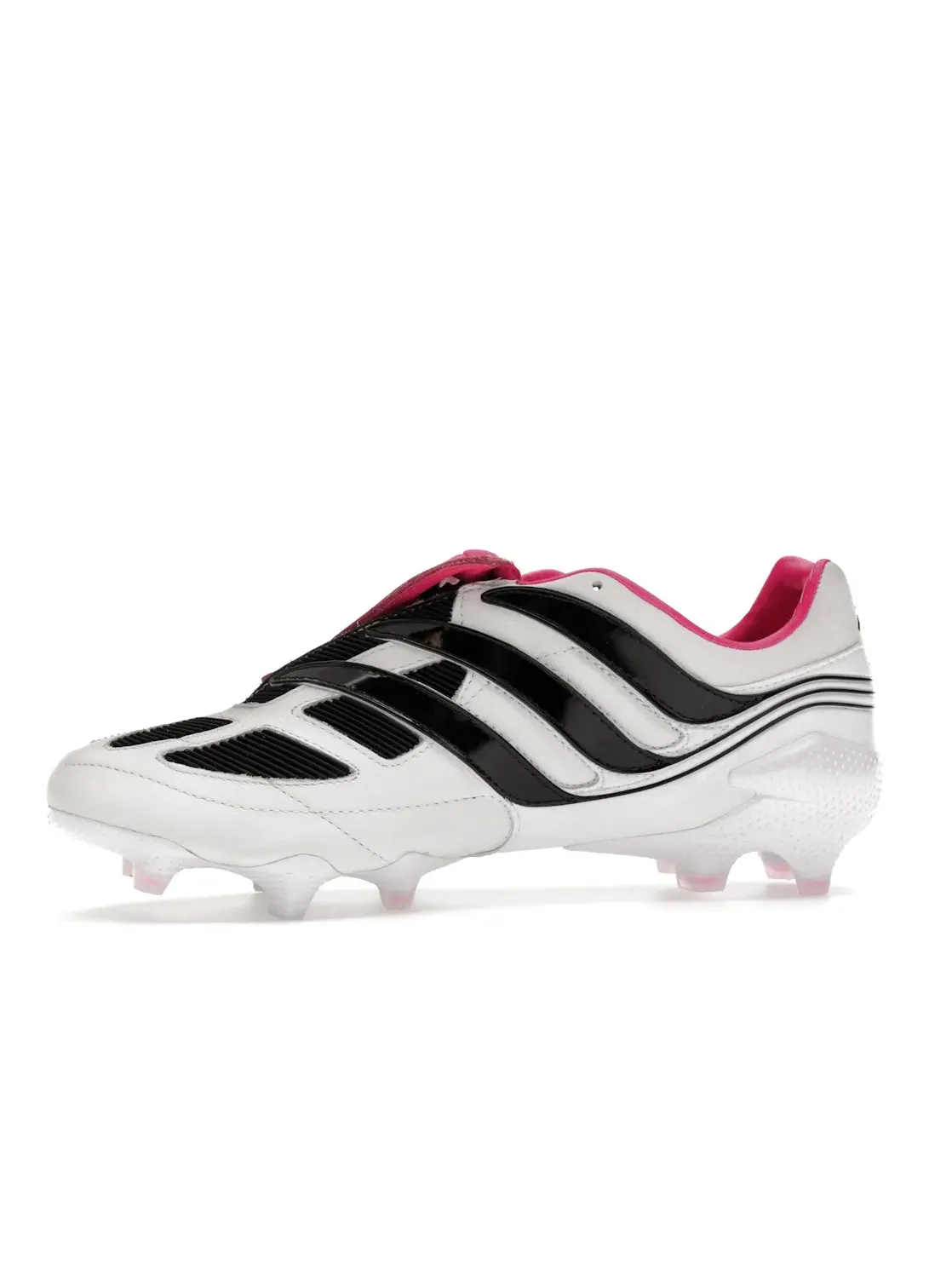 Мужские бутсы с длинным рукавом Adidas Predator Precision FG — изображение 3 из 4, белый черный розовый