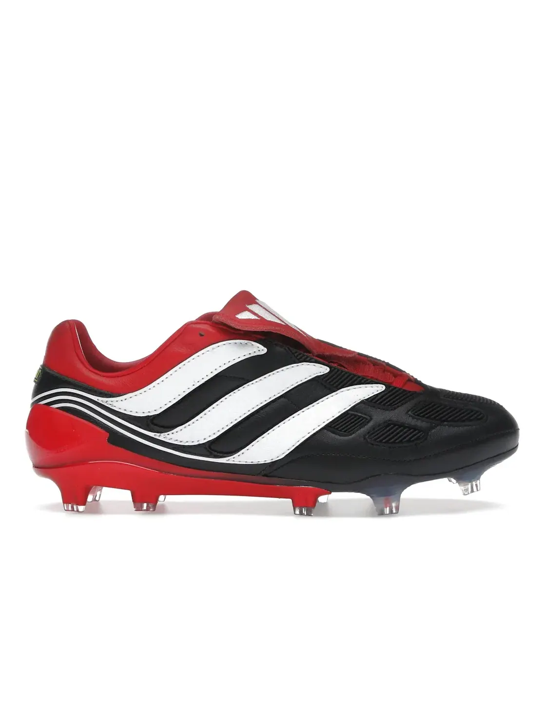 Мужские бутсы с высоким верхом Adidas Predator Precision FG — изображение 1 из 4, черный/белый/красный