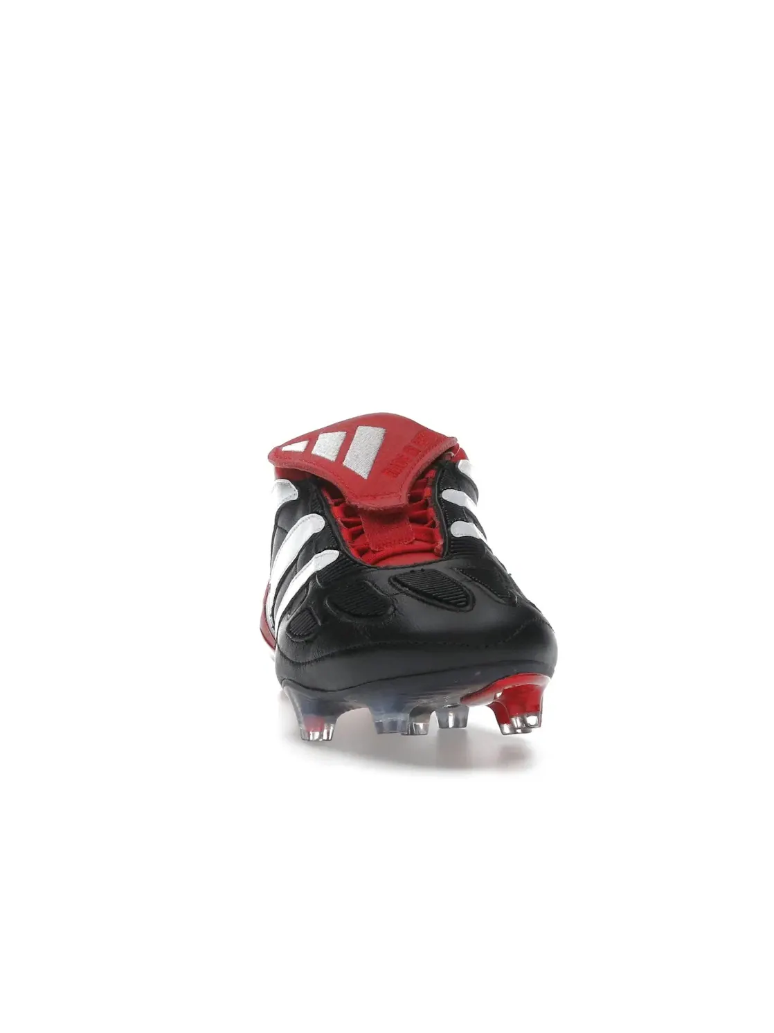 Мужские бутсы с высоким верхом Adidas Predator Precision FG — изображение 2 из 4, черный/белый/красный