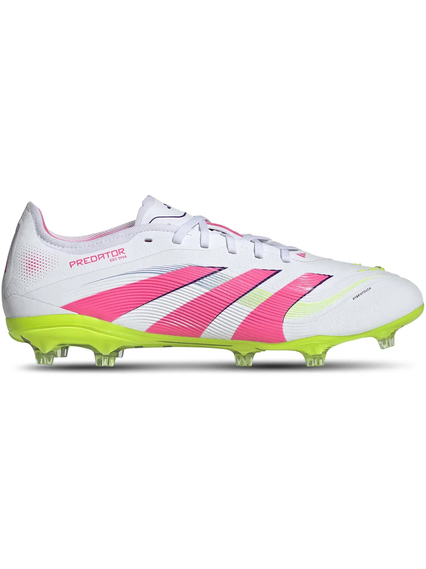 Мужские бутсы с высоким верхом Adidas Predator Pro FG — изображение 1 из 1, белый/розовый