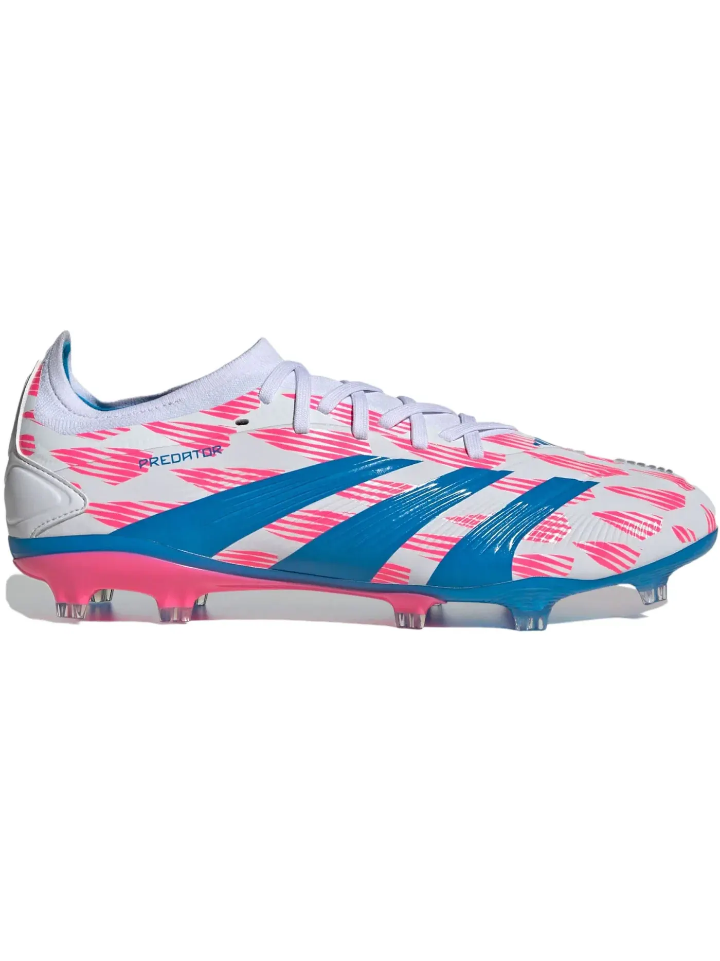 Мужские бутсы Predator Pro FG Adidas — изображение 1 из 1, белый/синий/розовый